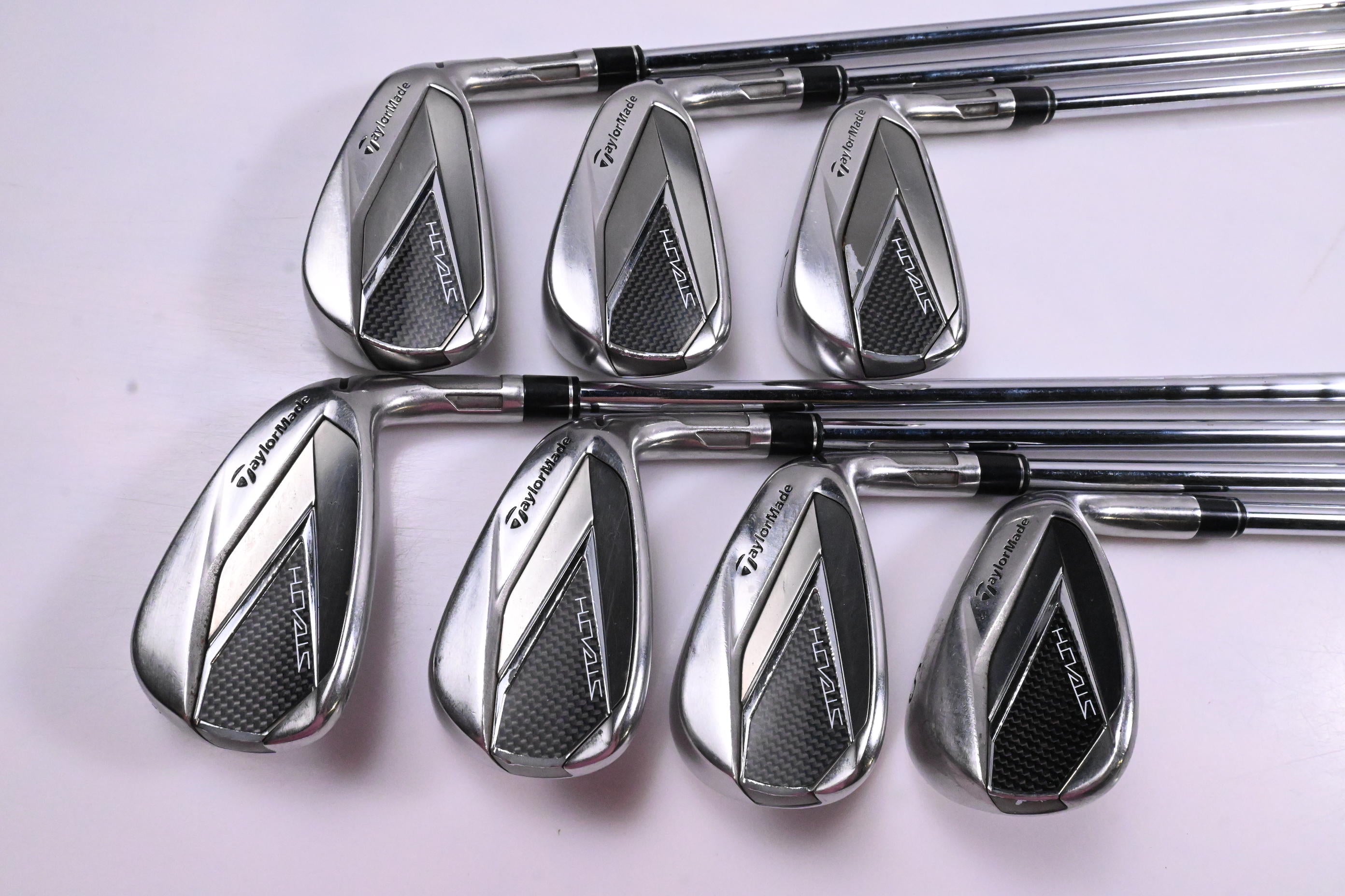 Taylormade Stealth Irons / 5-PW+SW / Stiff Flex KBS MAX MT 85 Shafts