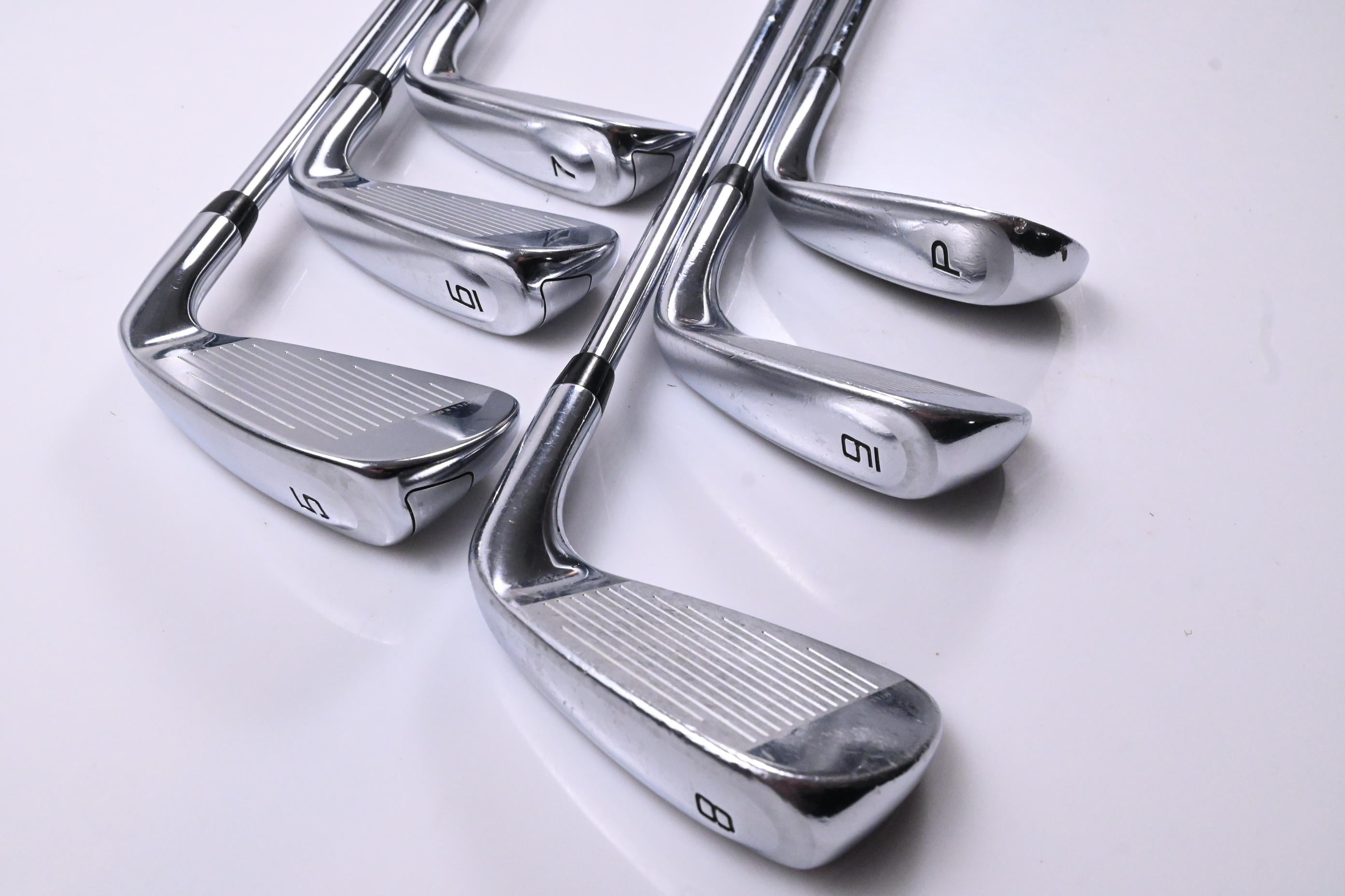 Left Hand Cobra King F9 Irons / 5-PW / Regular Flex KBS Tour 90 Shafts