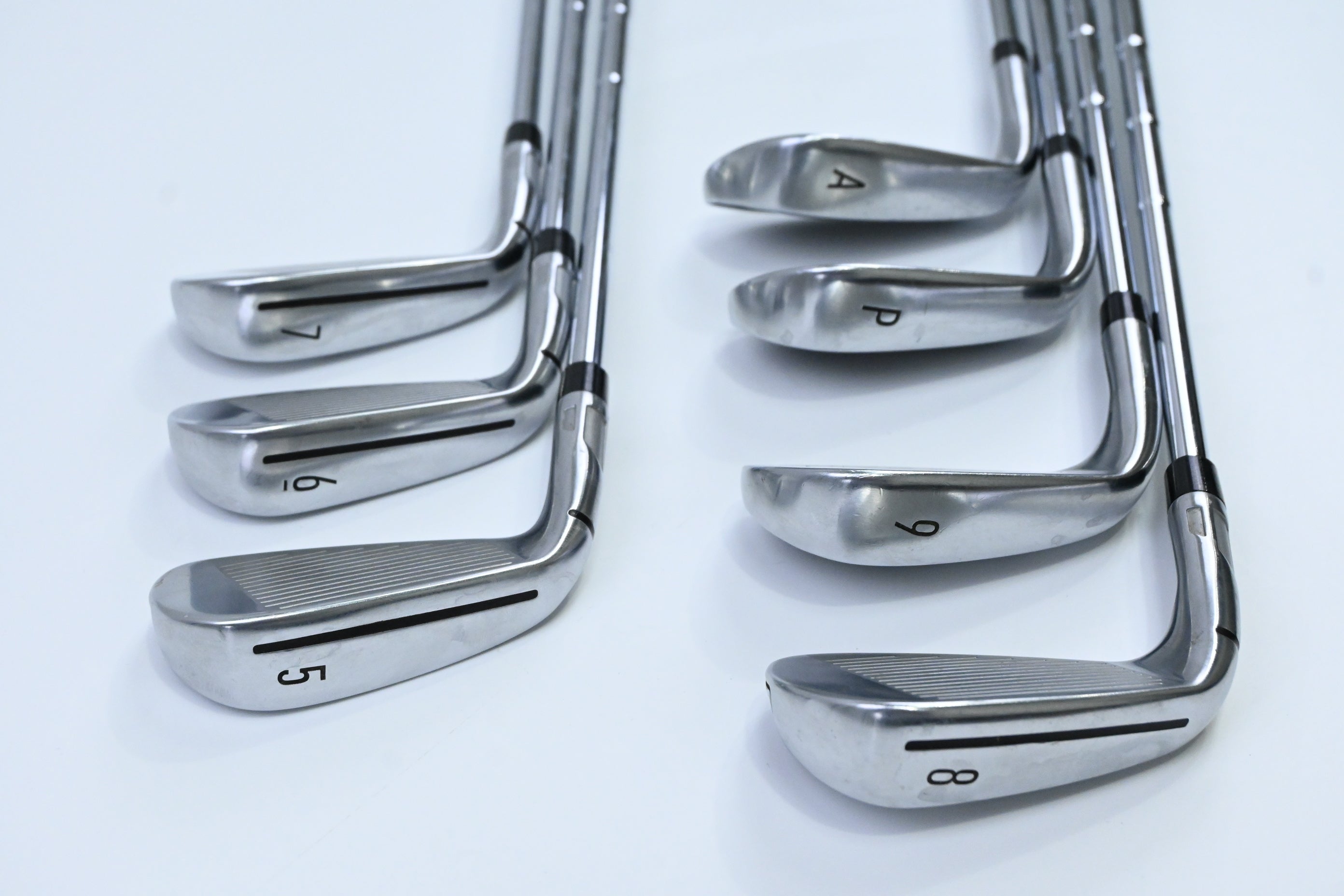 Taylormade Qi HL Irons / 5-PW+AW / Stiff Flex Dynamic Gold 115 S300 Shafts