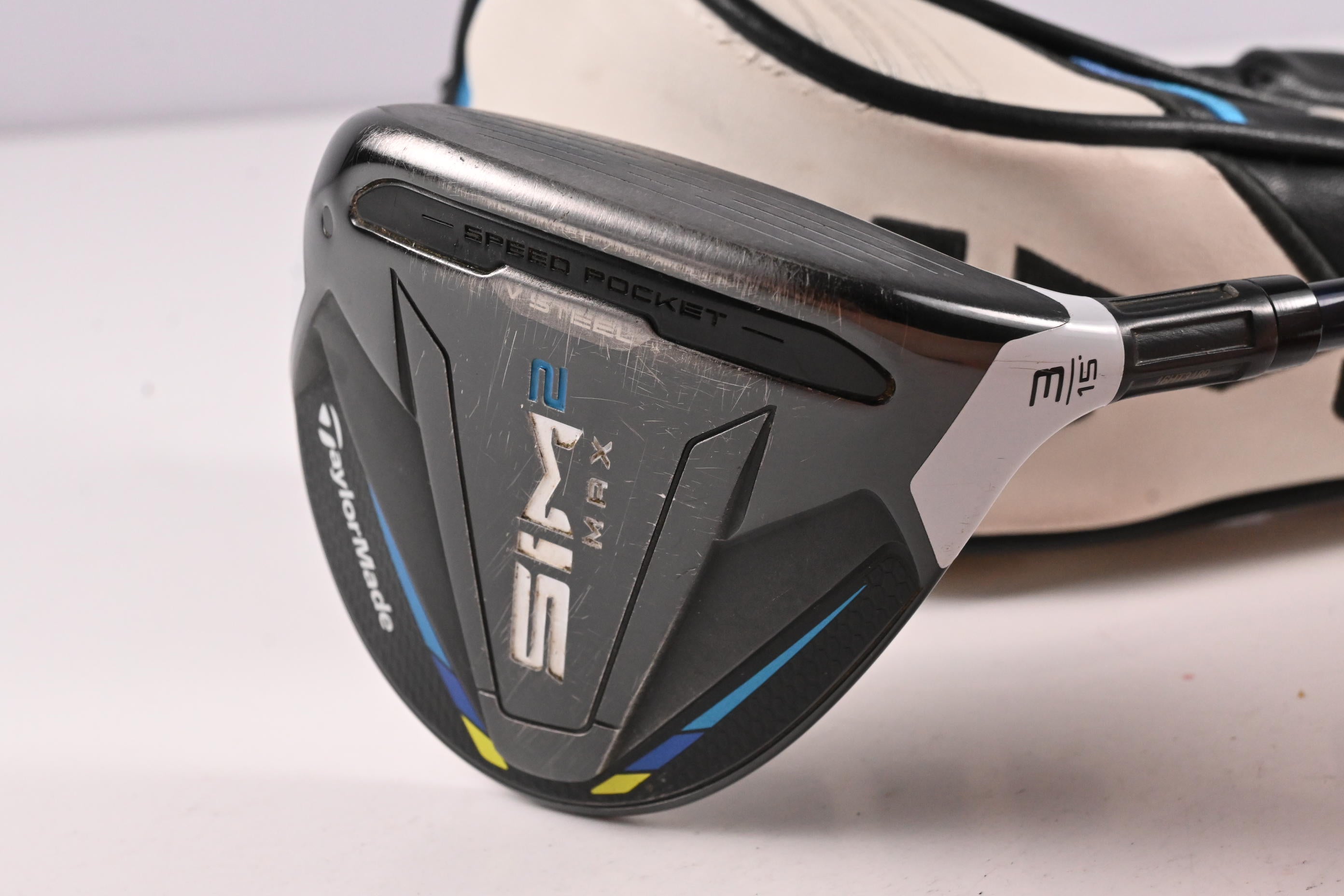 Taylormade SIM2 Max #3 Wood / 15 Degree / Regular Flex Ventus Blue 5 Shaft