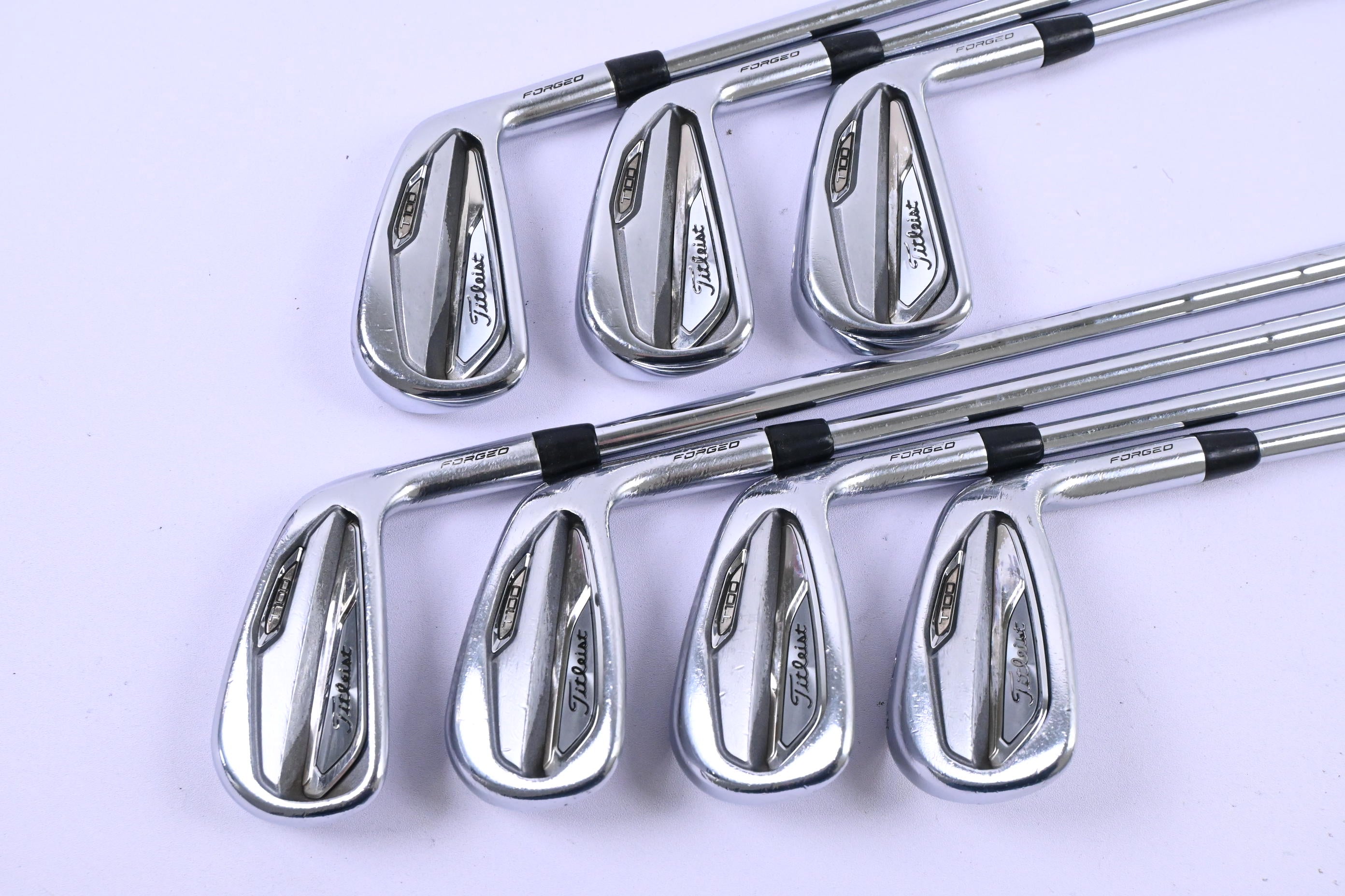 Titleist T100 2019 Irons / 4-PW / X-Flex KBS Tour Shafts