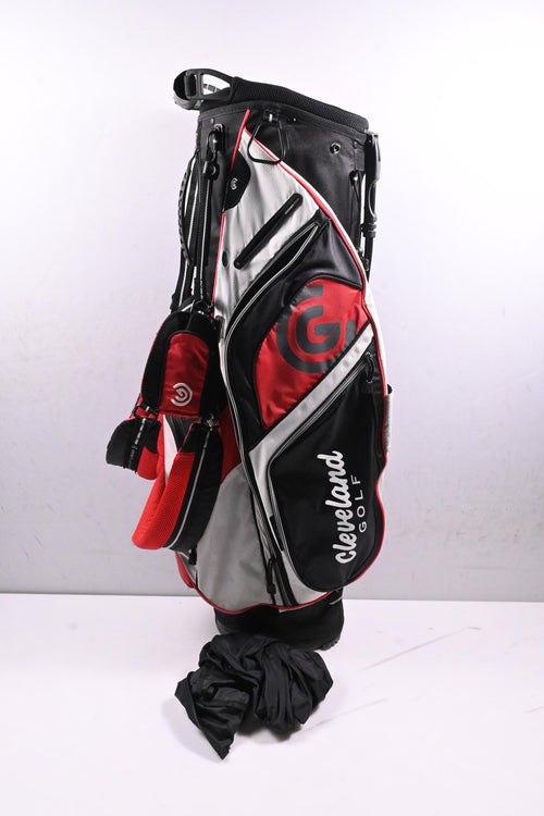 Cleveland Stand Bag / 6-Way Divider / Black, White, Red