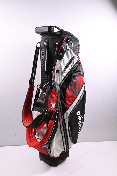 Cleveland Stand Bag / 6-Way Divider / Black, White, Red