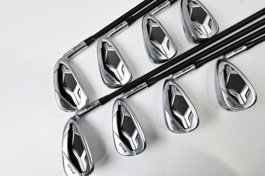 Ping G430 Irons / 5-PW+GW+SW / White Dot / Senior Flex Ping Alta CB Black AWT