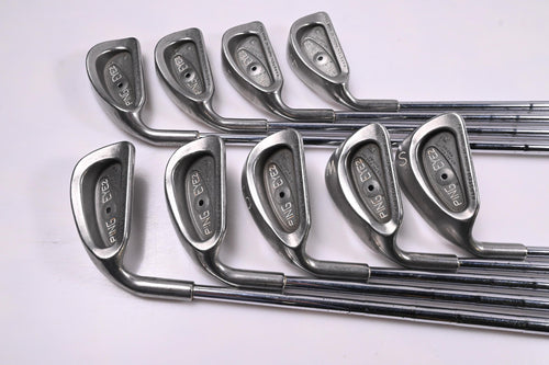 Left Hand Ping Eye 2+ Irons / 3-PW+SW / Black Dot / Stiff Flex Ping KT-Shafts