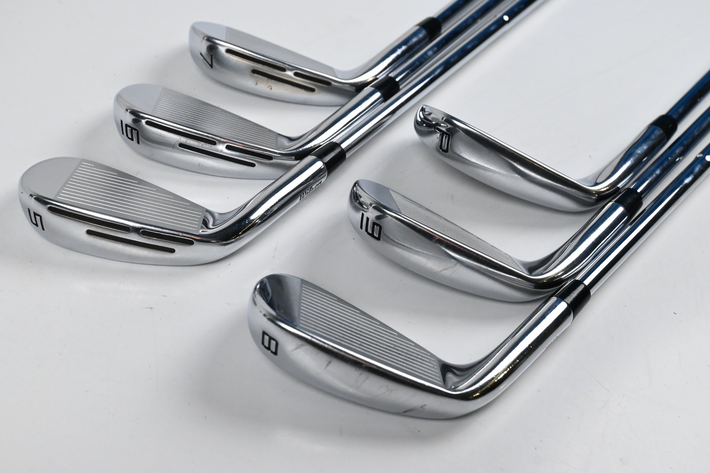 Wilson DYNAPWR Forged Irons / 5-PW / Stiff Flex Dynamic Gold MID 115 S300