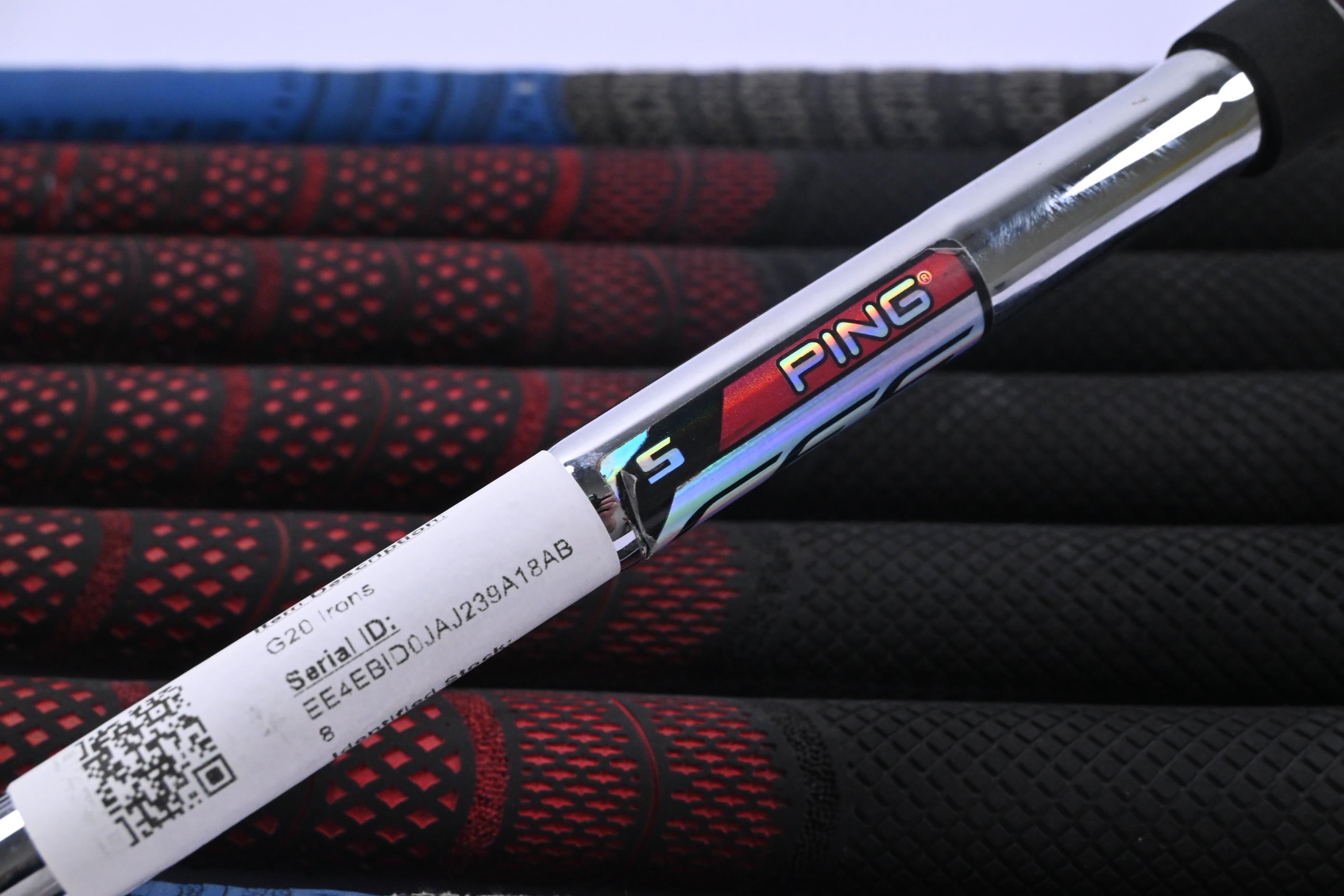 Ping G20 Irons / 4-PW+SW / Black Dot / Stiff Flex Ping CFS Shafts