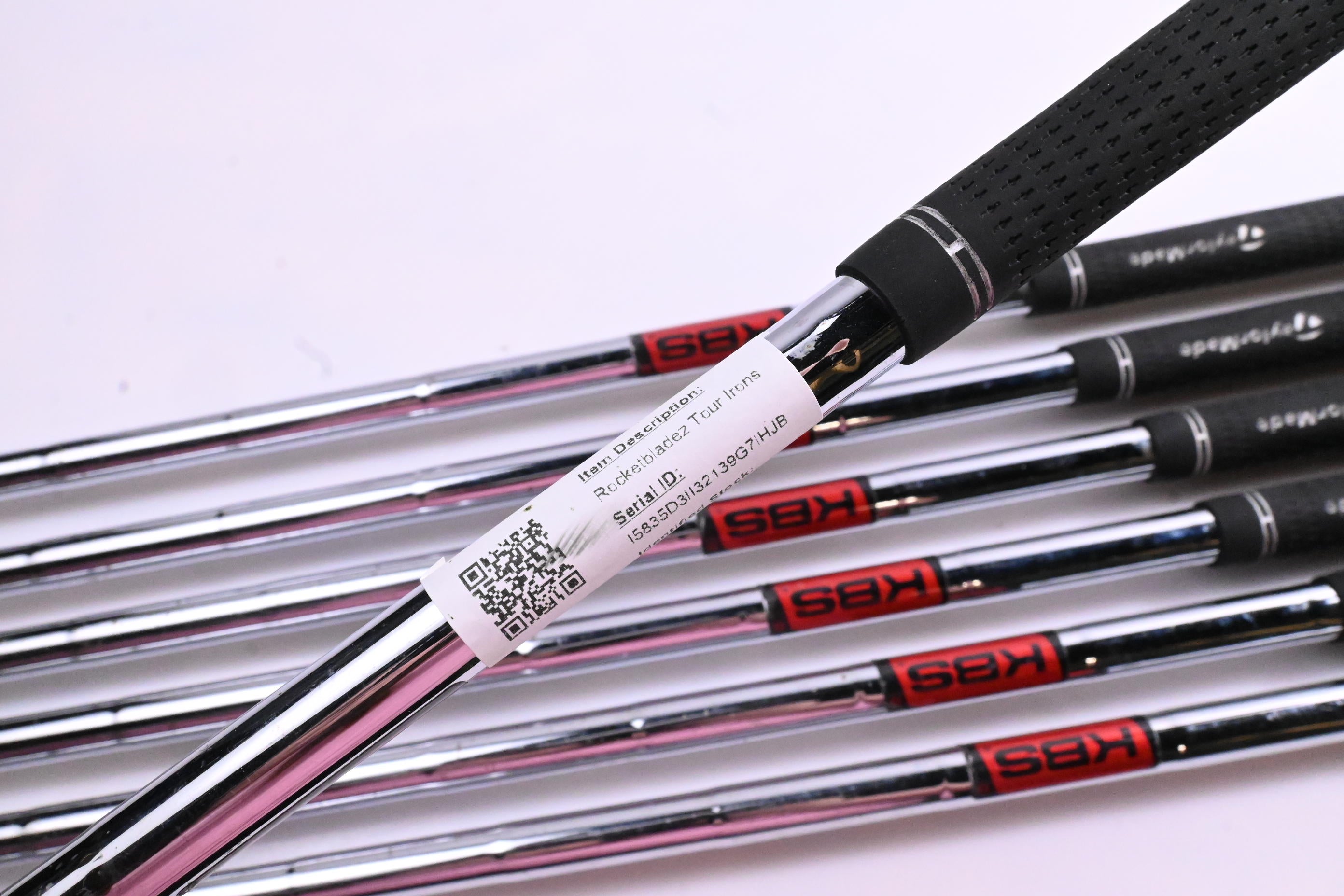 Taylormade Rocketbladez Tour Irons / 4-PW / Stiff Flex KBS Tour Shafts