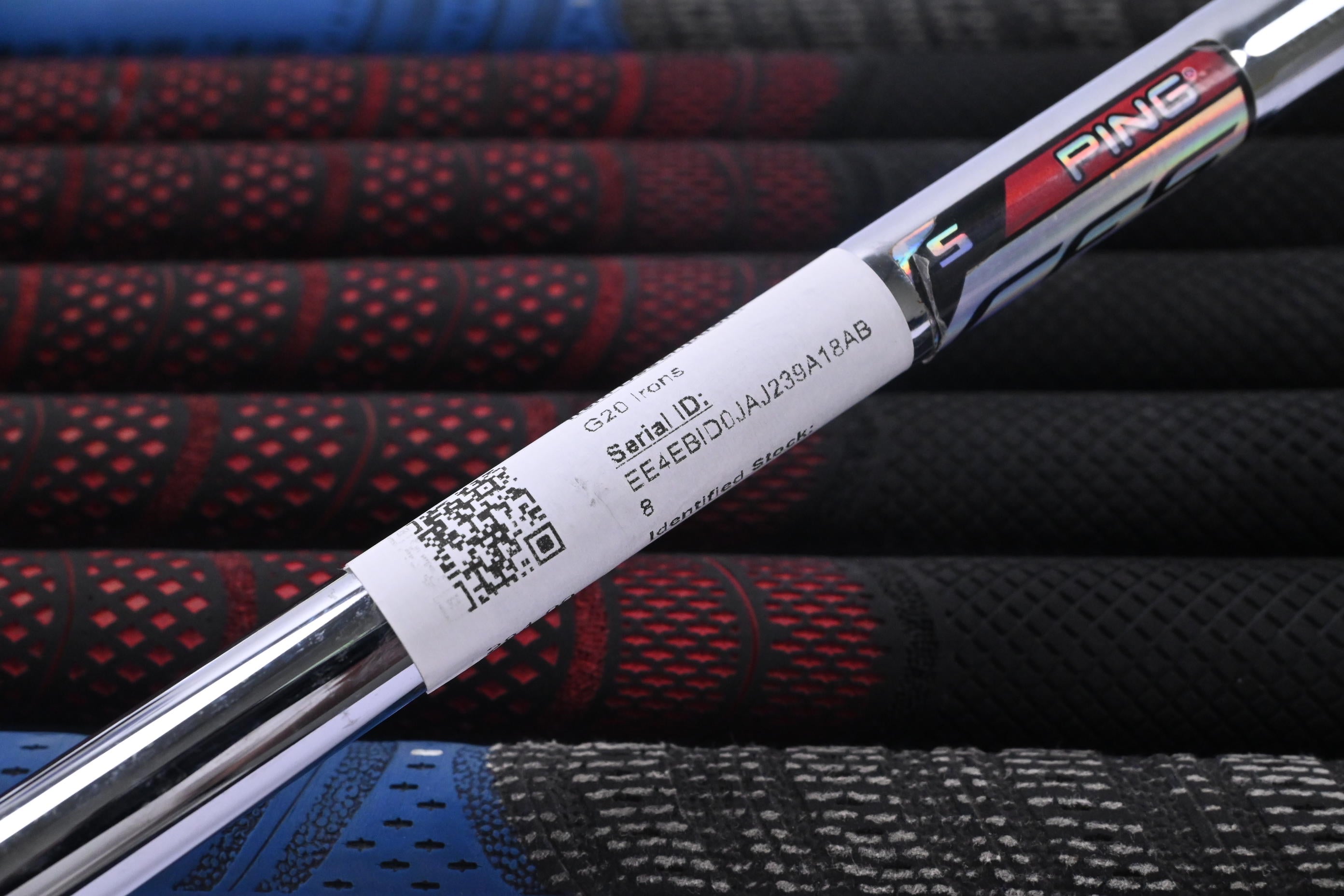 Ping G20 Irons / 4-PW+SW / Black Dot / Stiff Flex Ping CFS Shafts