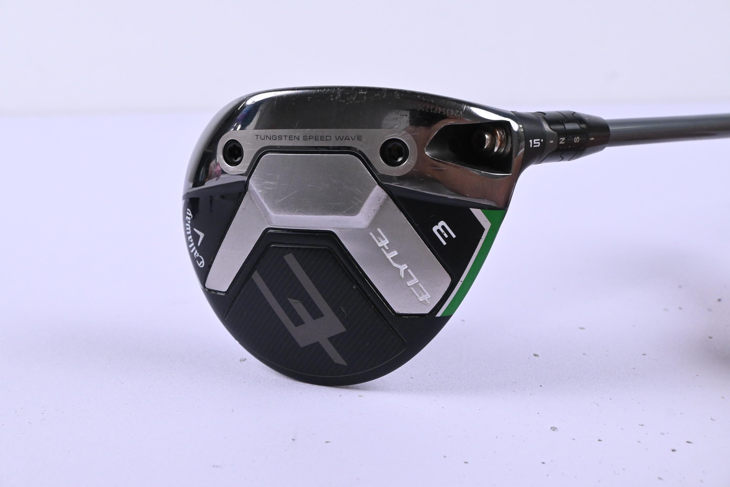 Callaway Elyte #3 Wood / 15 Degree / Stiff Flex Denali Charcoal 60 Shaft