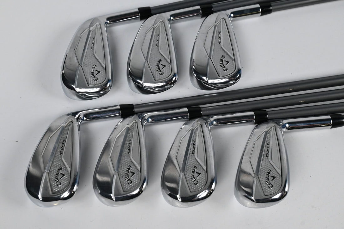 Callaway Elyte Irons / 5-PW+GW / Regular Flex Denali Charcoal 65 Shafts