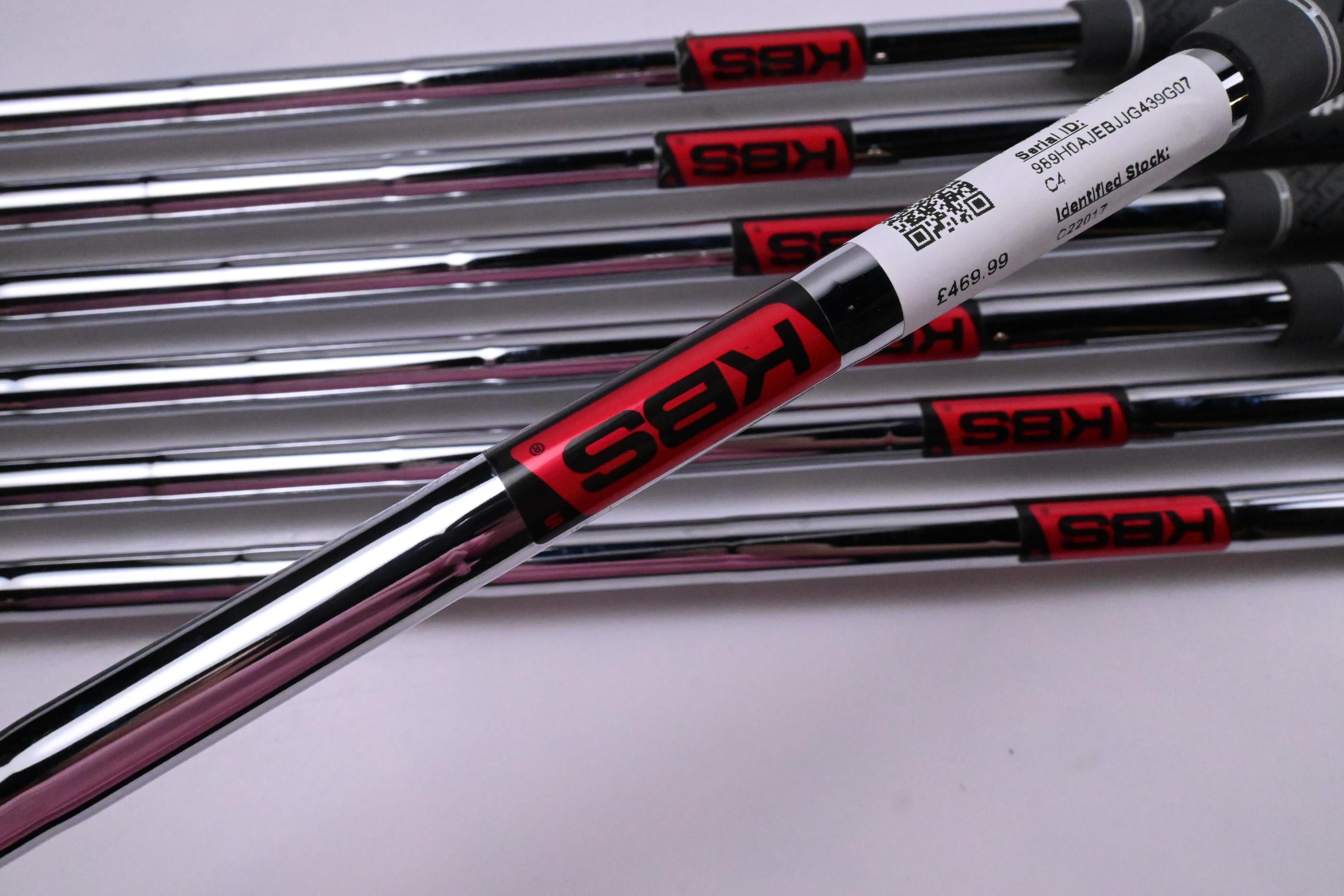 Taylormade P7MC 2023 Irons / 4-PW / Stiff Flex KBS Tour Shafts
