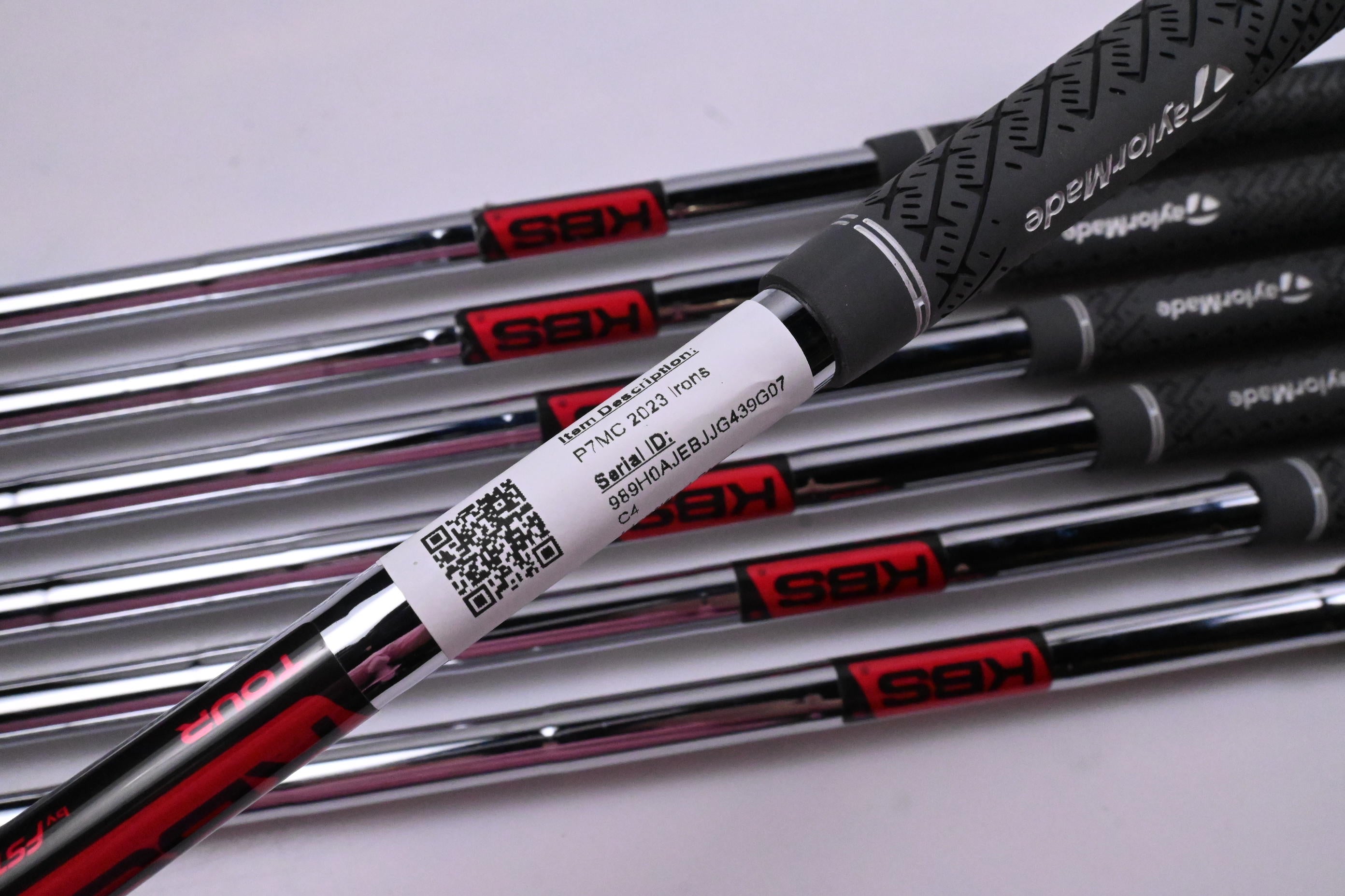 Taylormade P7MC 2023 Irons / 4-PW / Stiff Flex KBS Tour Shafts
