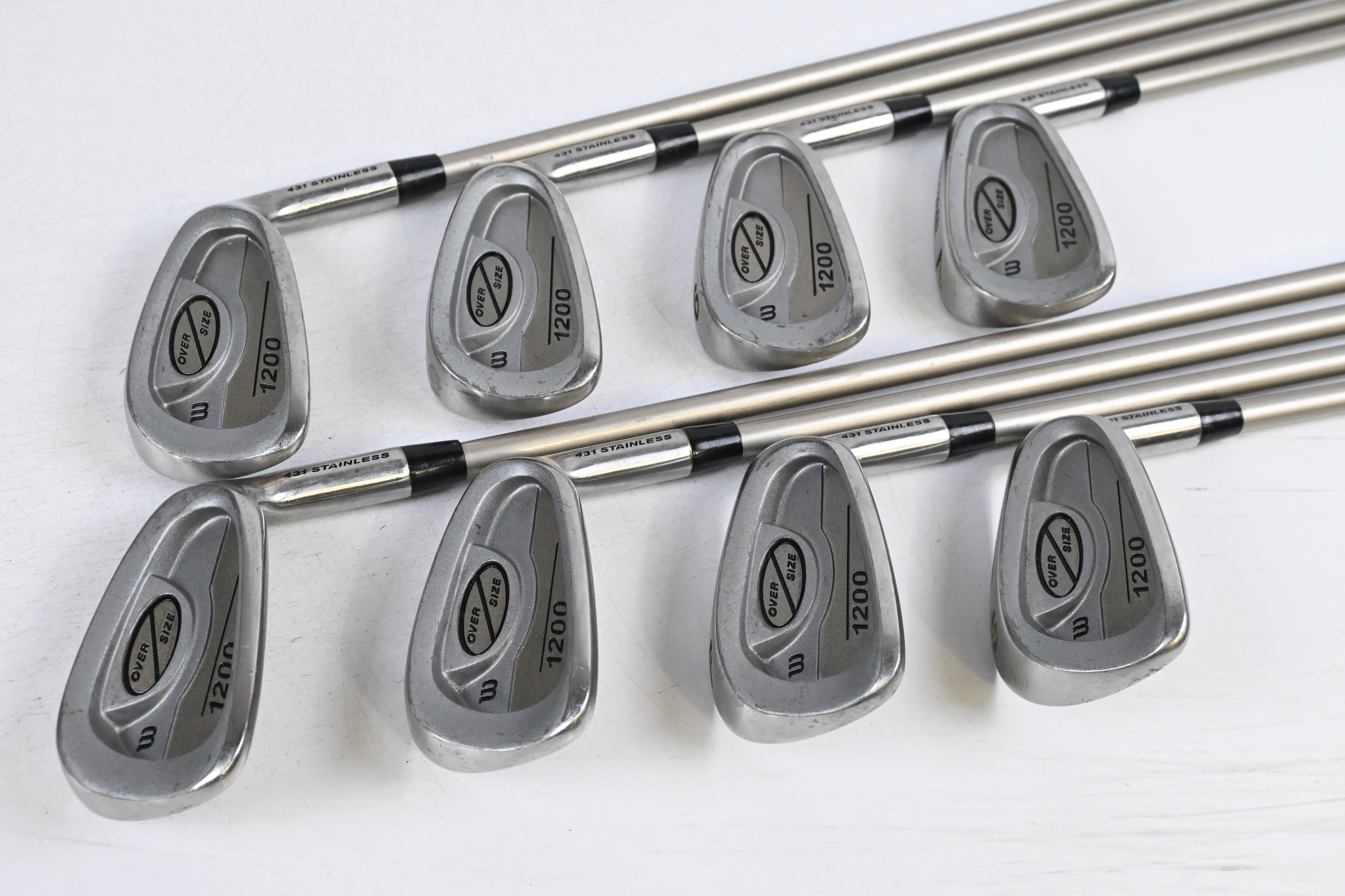 Ladies Wilson 1200 Oversized Irons / 4-PW+SW / Ladies Flex Wilson 1200 Shafts