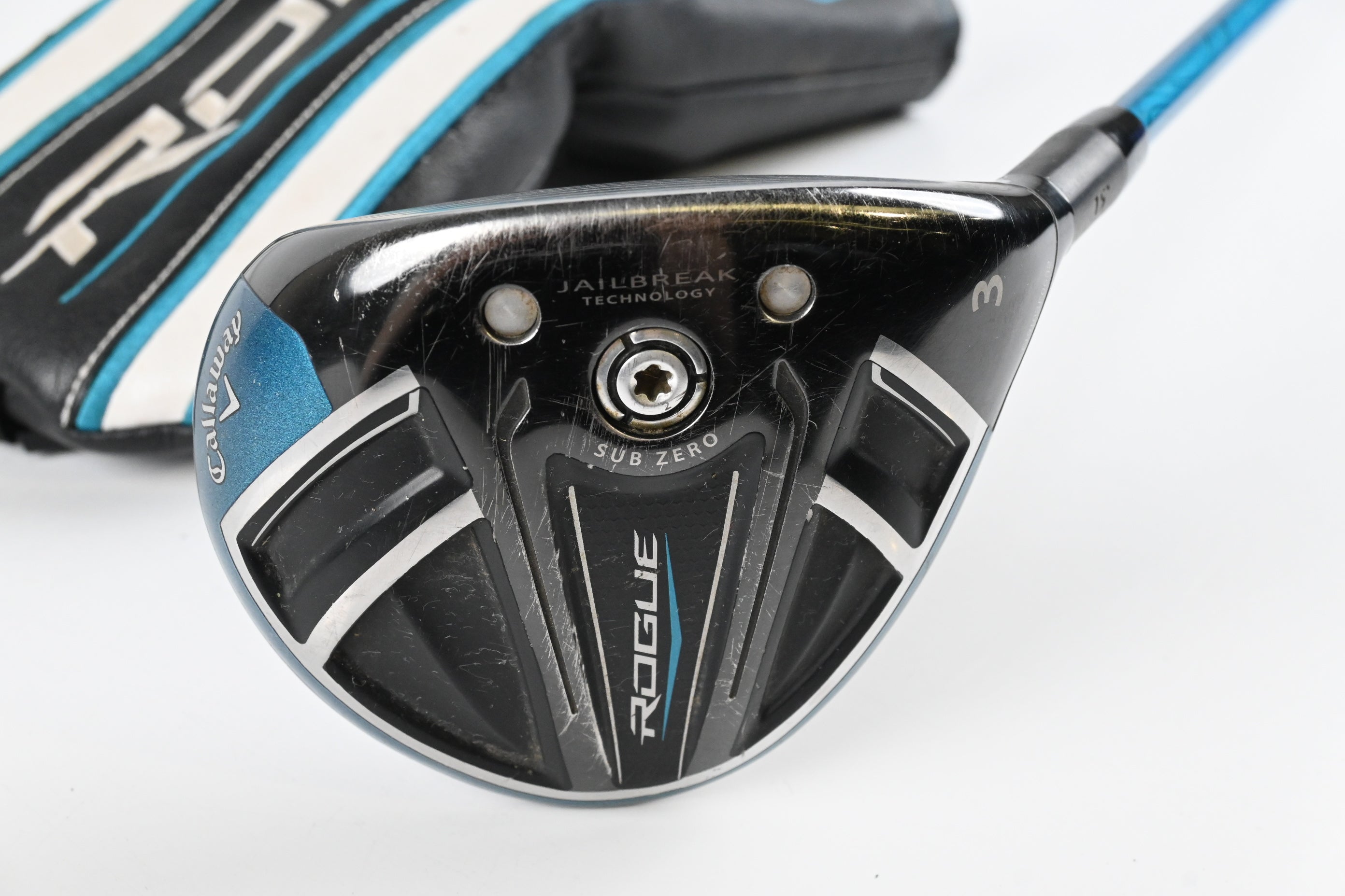Callaway Rogue #3 Wood / 15 Degree / Stiff Flex EvenFlow Blue 75 Shaft