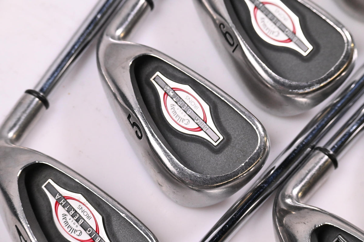 Callaway Big Bertha 2002 Irons / 4-PW+GW / UniFlex Callaway Shafts