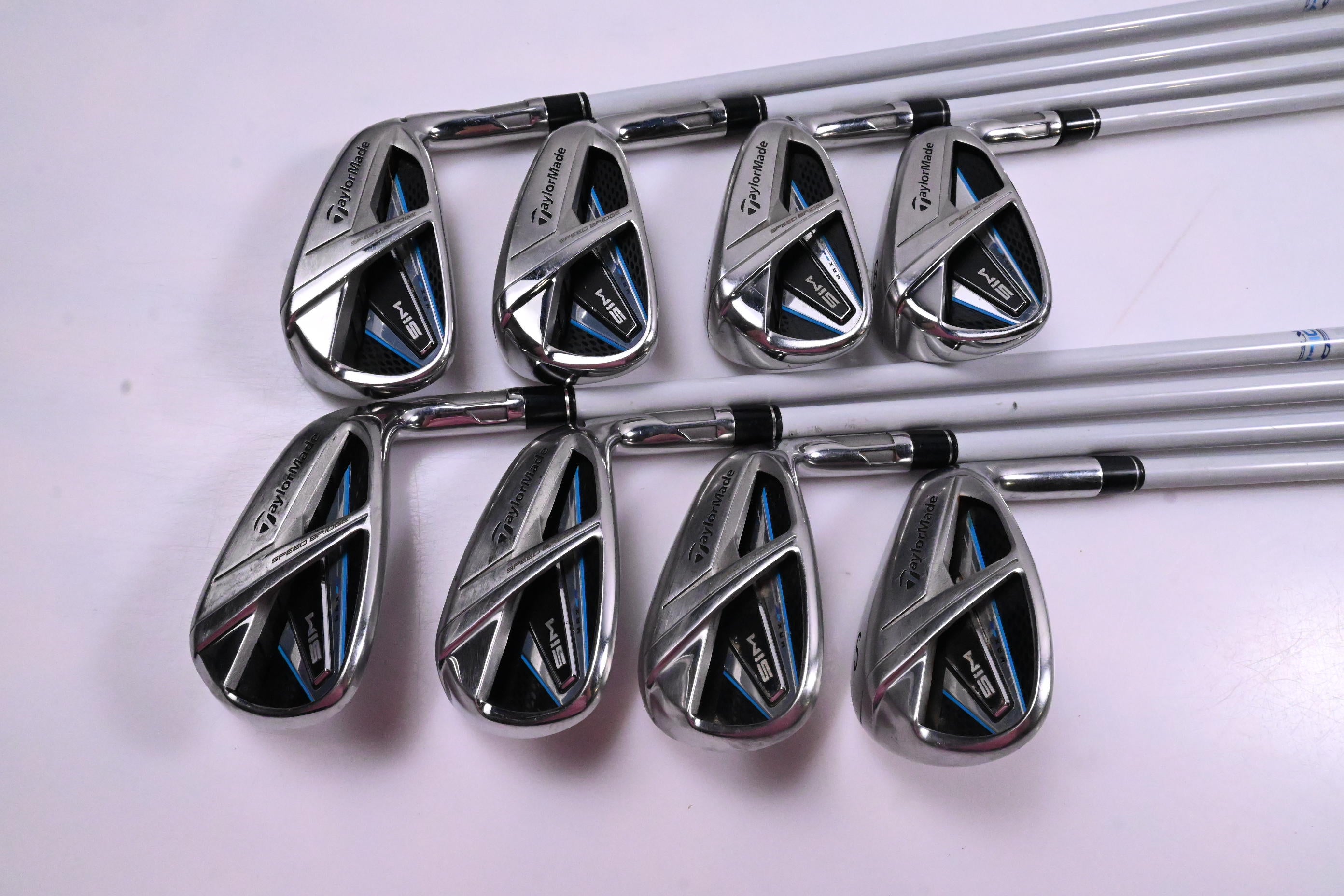 Ladies Taylormade SIM Max Irons / 5-PW+GW+SW / Ladies Flex Aldila NV 45 Shafts
