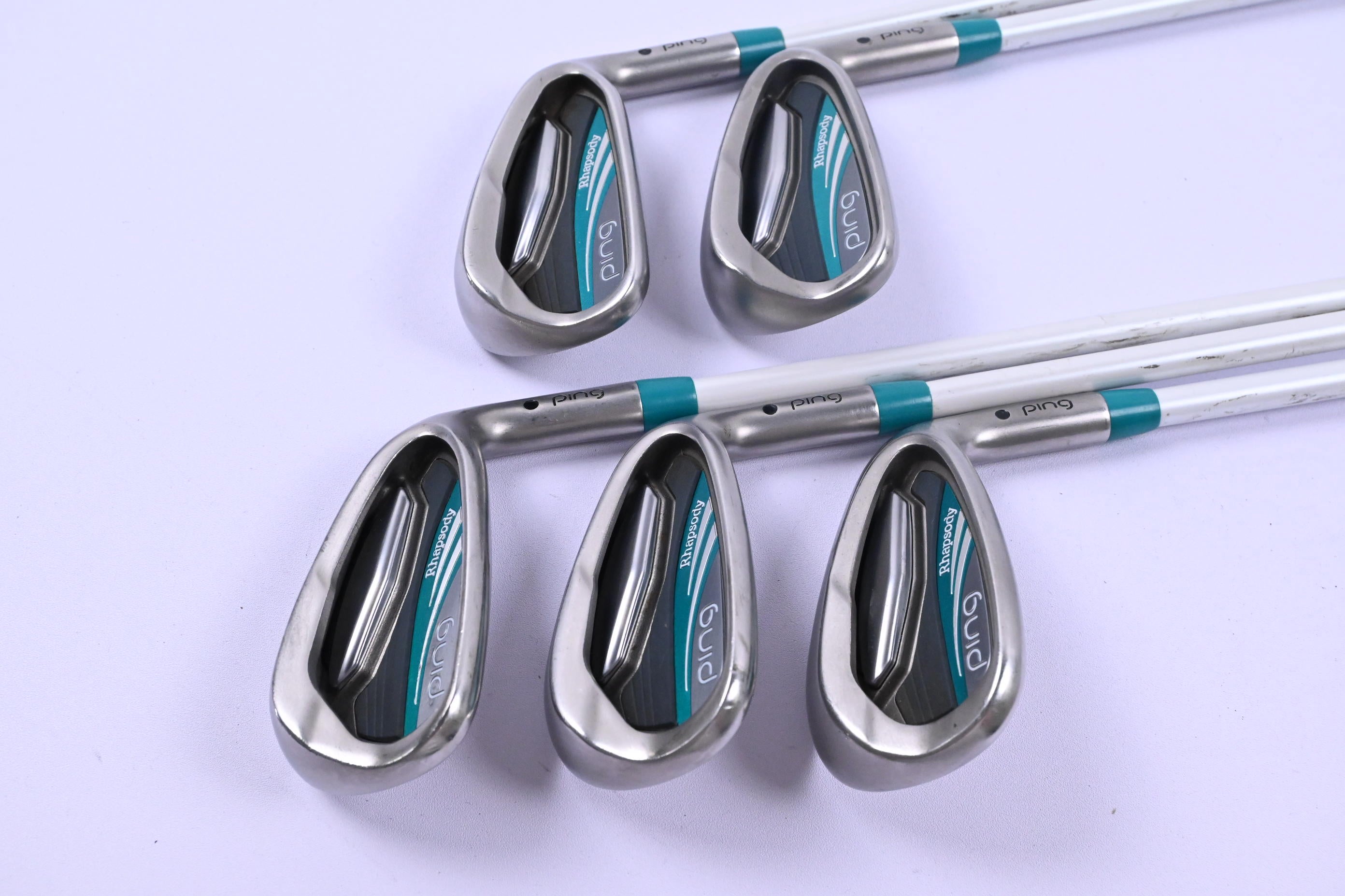 Ladies Ping Rhapsody 2015 Irons / 7-PW+GW / Black Dot / Ladies Flex Ping ULT 220