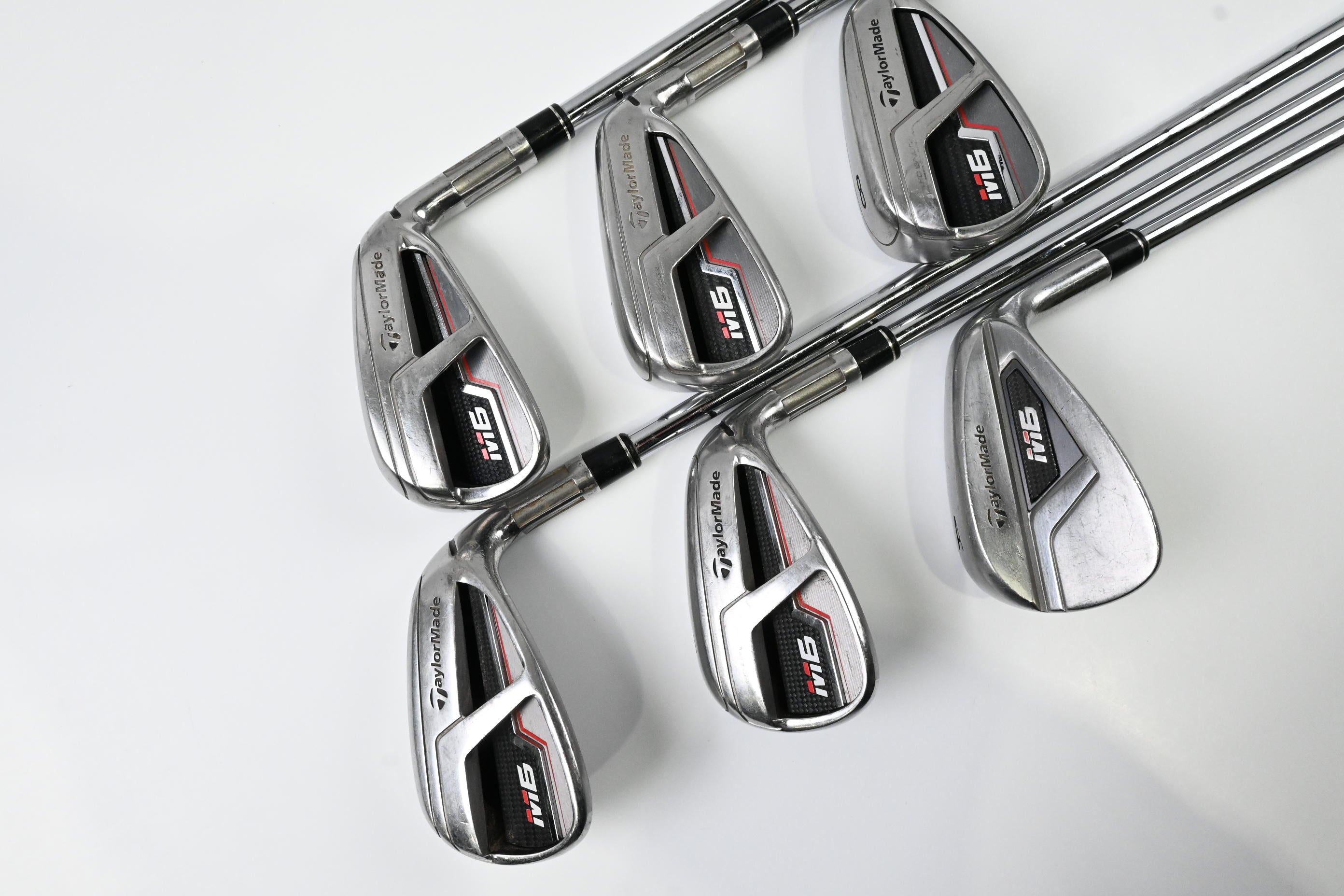 Taylormade M6 Irons / 6-PW+AW / Regular Flex KBS MAX 85 Shafts