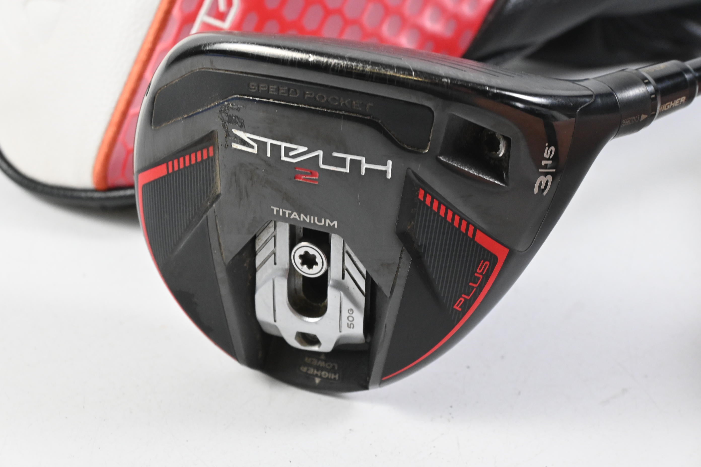 Taylormade Stealth 2 Plus #3 Wood / 15 Degree / Stiff Flex Kai'li Red 75 Shaft