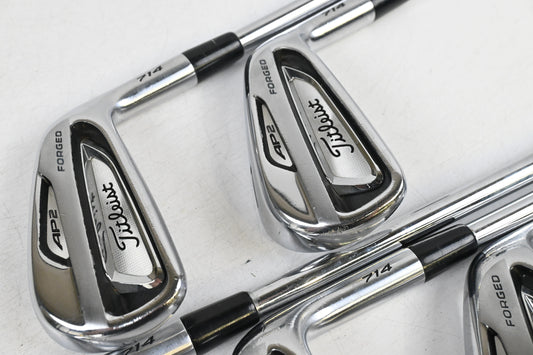 Titleist 714 AP2 Irons / 6-PW / Stiff Flex Project X Rifle Shafts