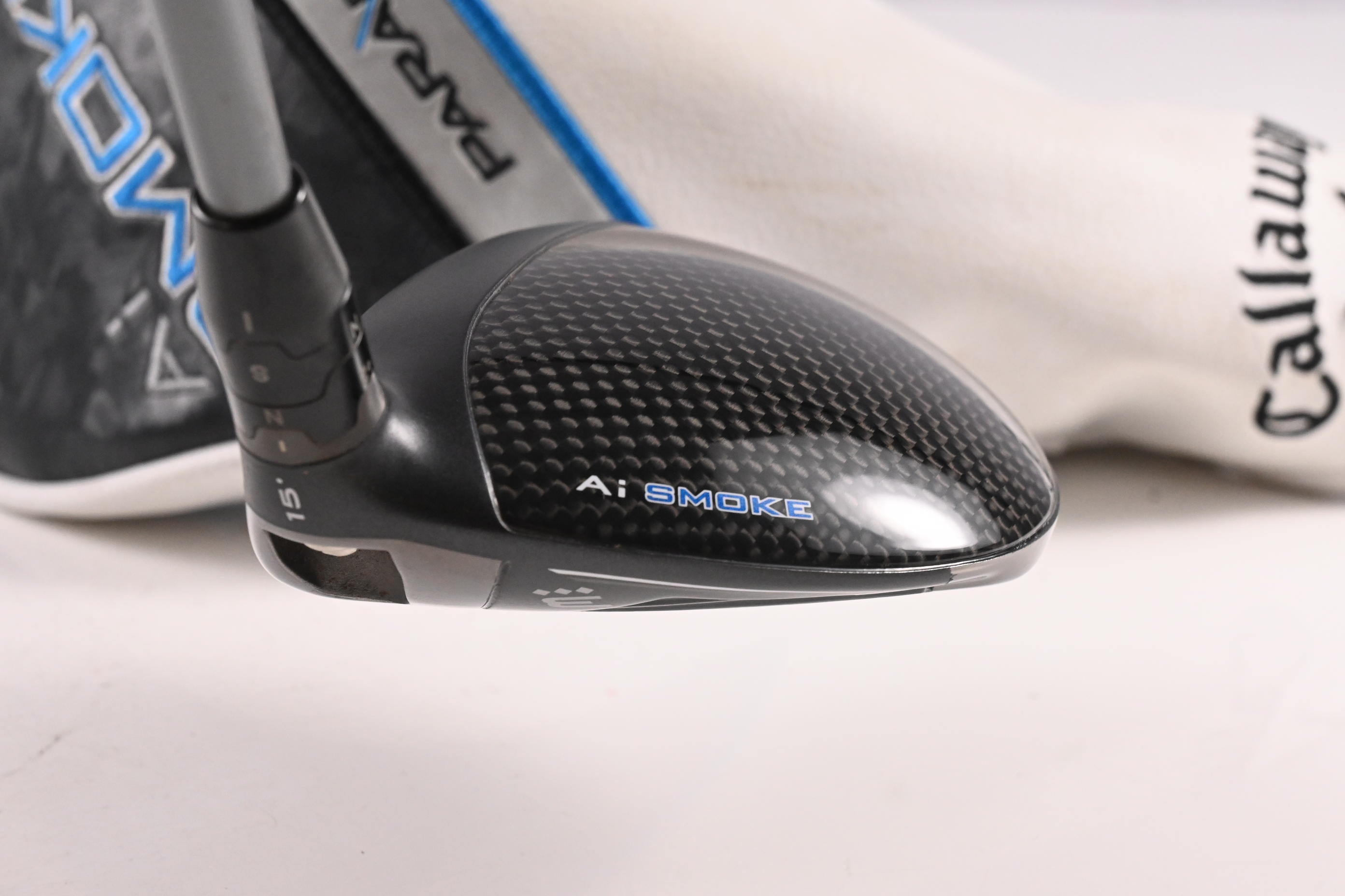 Callaway Paradym Ai Smoke TD #3 Wood / 15 Degree / Stiff Flex HZRDUS GEN4 Silver
