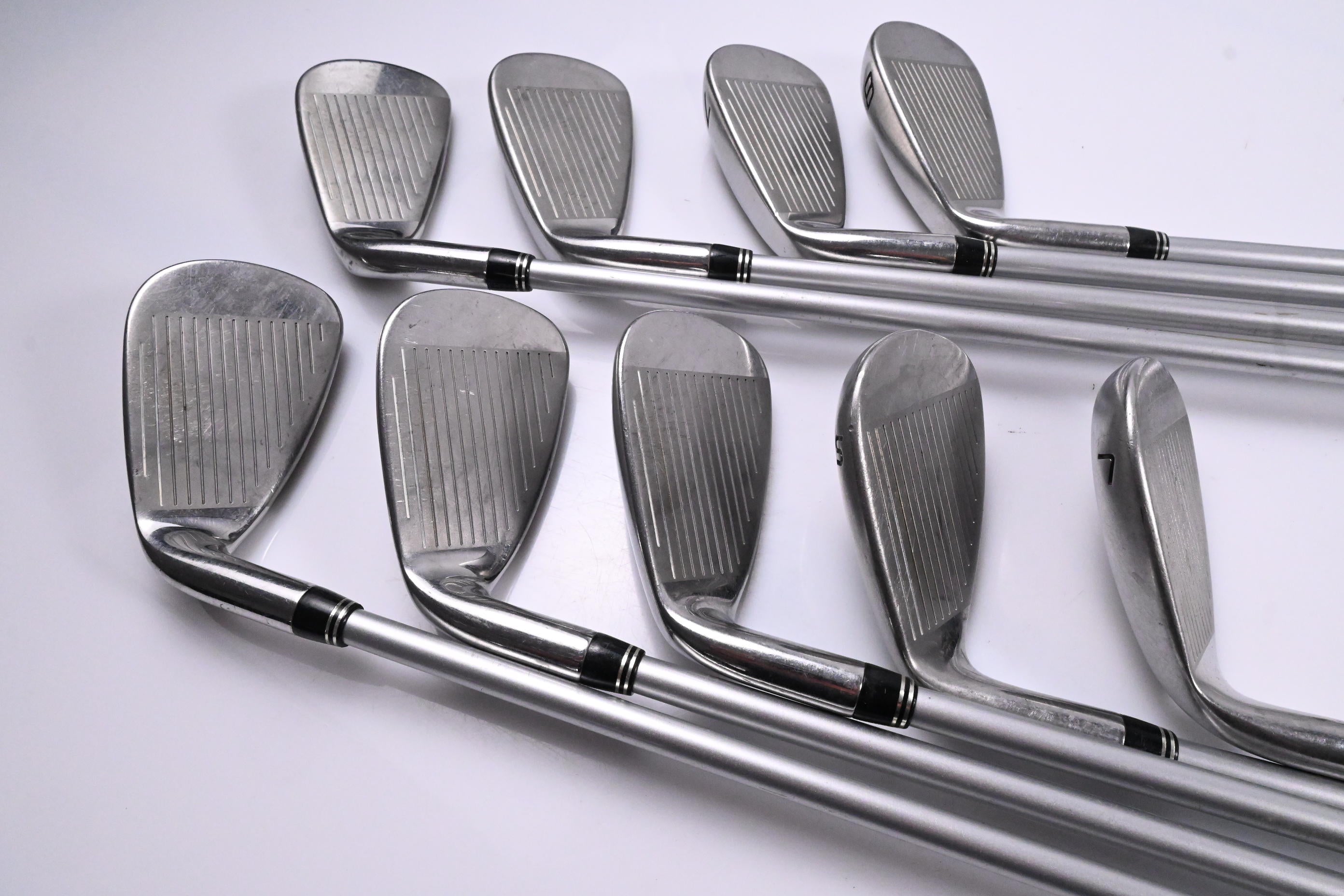 Cobra S2 Irons / 5-PW+GW+SW+LW / Lite Flex Aldila DVS-2 60 Shafts