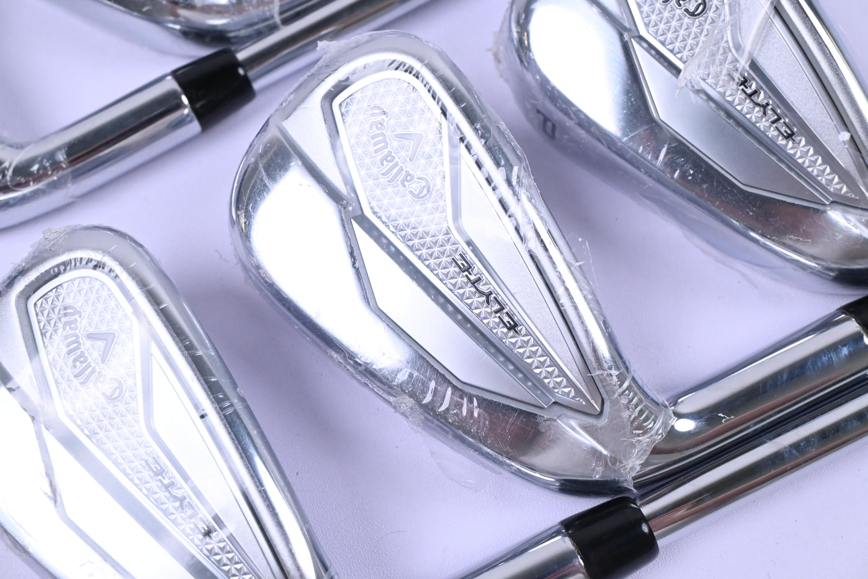 Left Hand Callaway Elyte Irons / 5-PW / Regular Flex True Temper Vector 80 Shaft