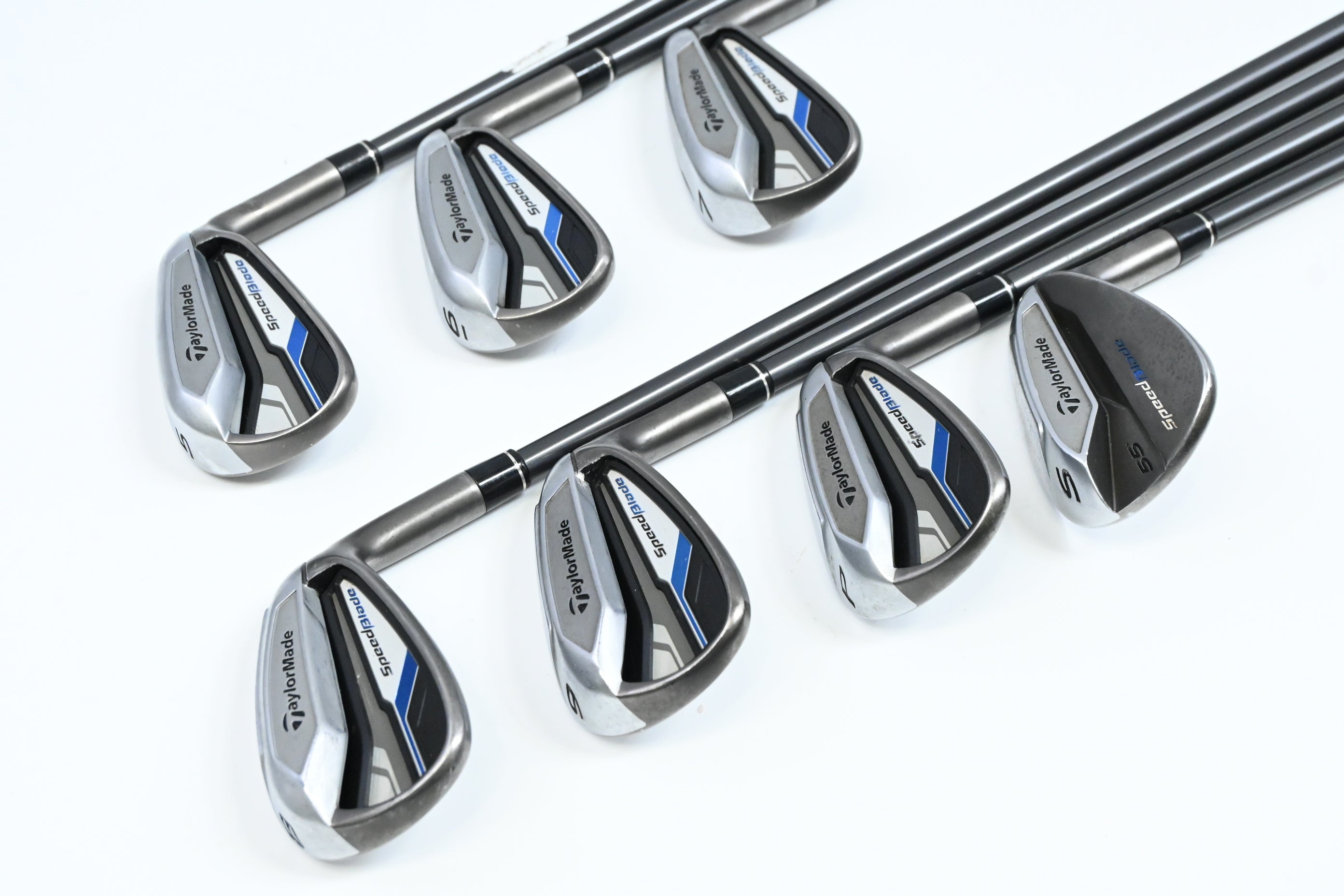 Ladies Taylormade Speedblade Irons / 5-PW+SW / Ladies Flex VeloxT 45 Shafts