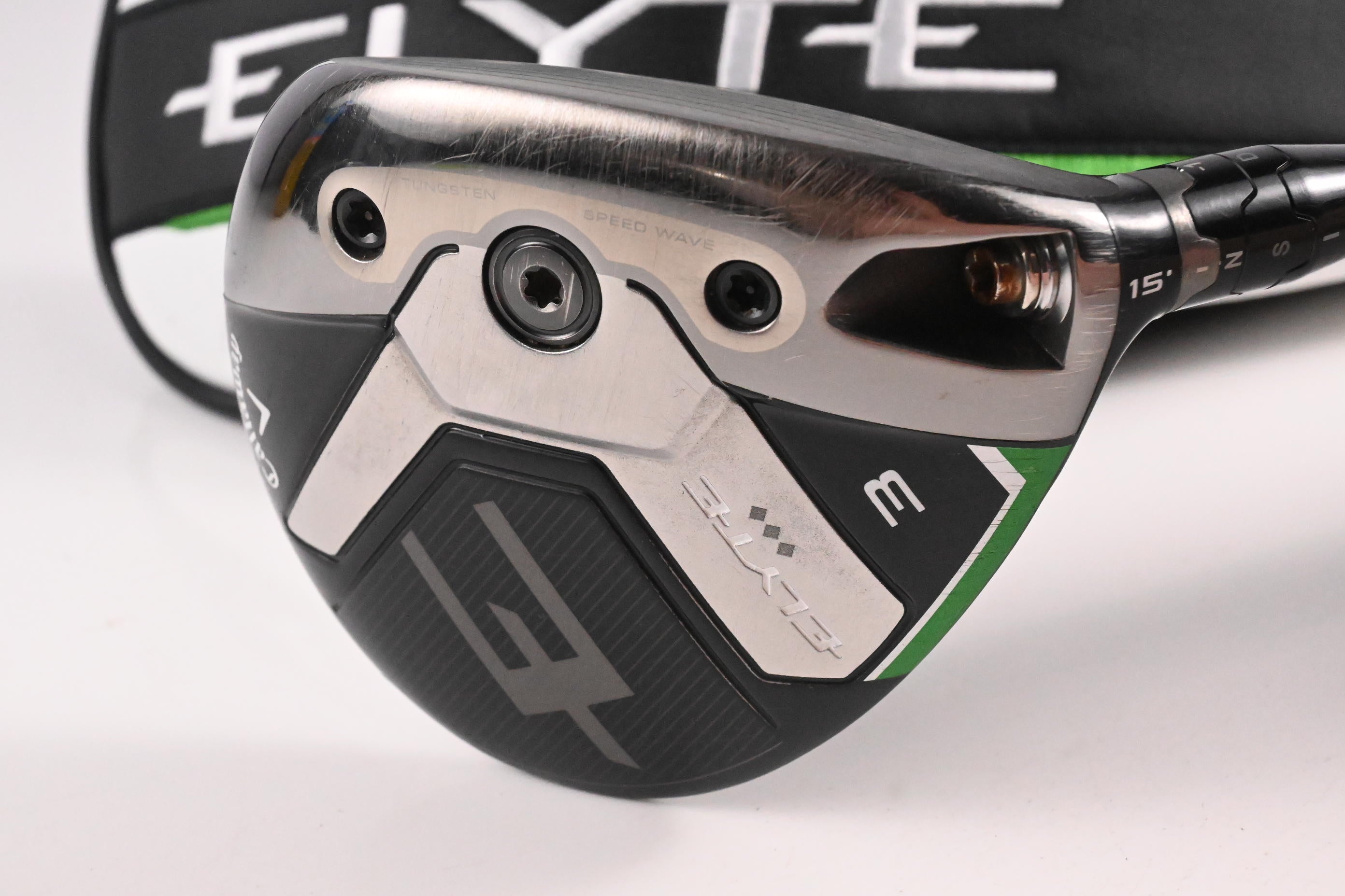 Callaway Elyte Triple Diamond #3 Wood / 15 Degree / Stiff Flex Tensei AV Blue 75