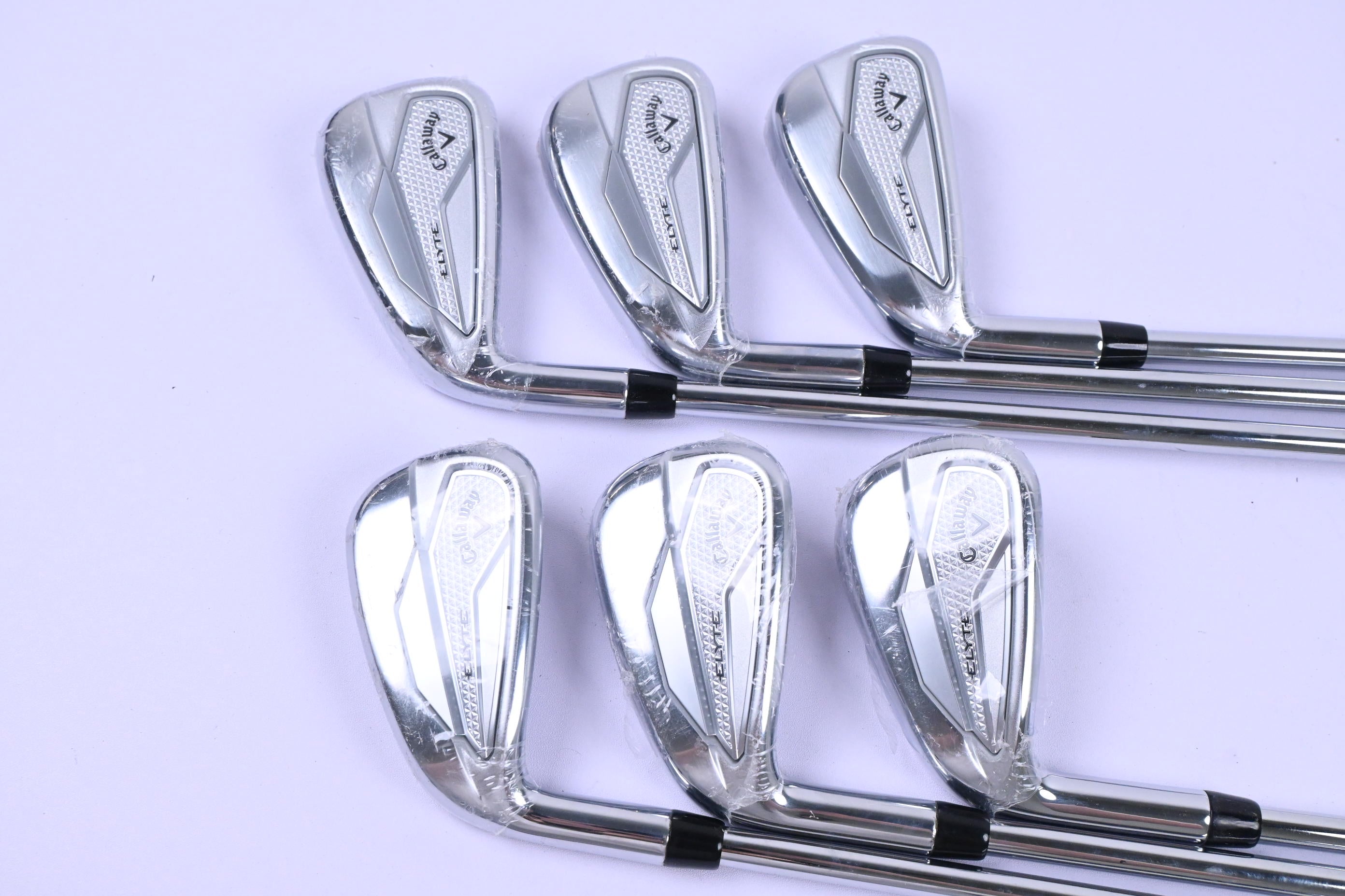 Left Hand Callaway Elyte Irons / 5-PW / Regular Flex True Temper Vector 80 Shaft