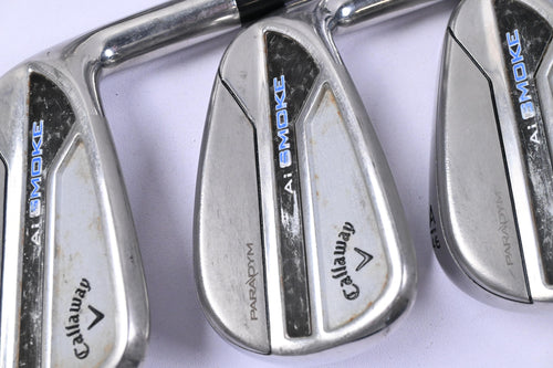 Callaway Paradym Ai Smoke Irons / 5-PW+GW / X-Flex Dynamic Gold Mid 115 Shafts