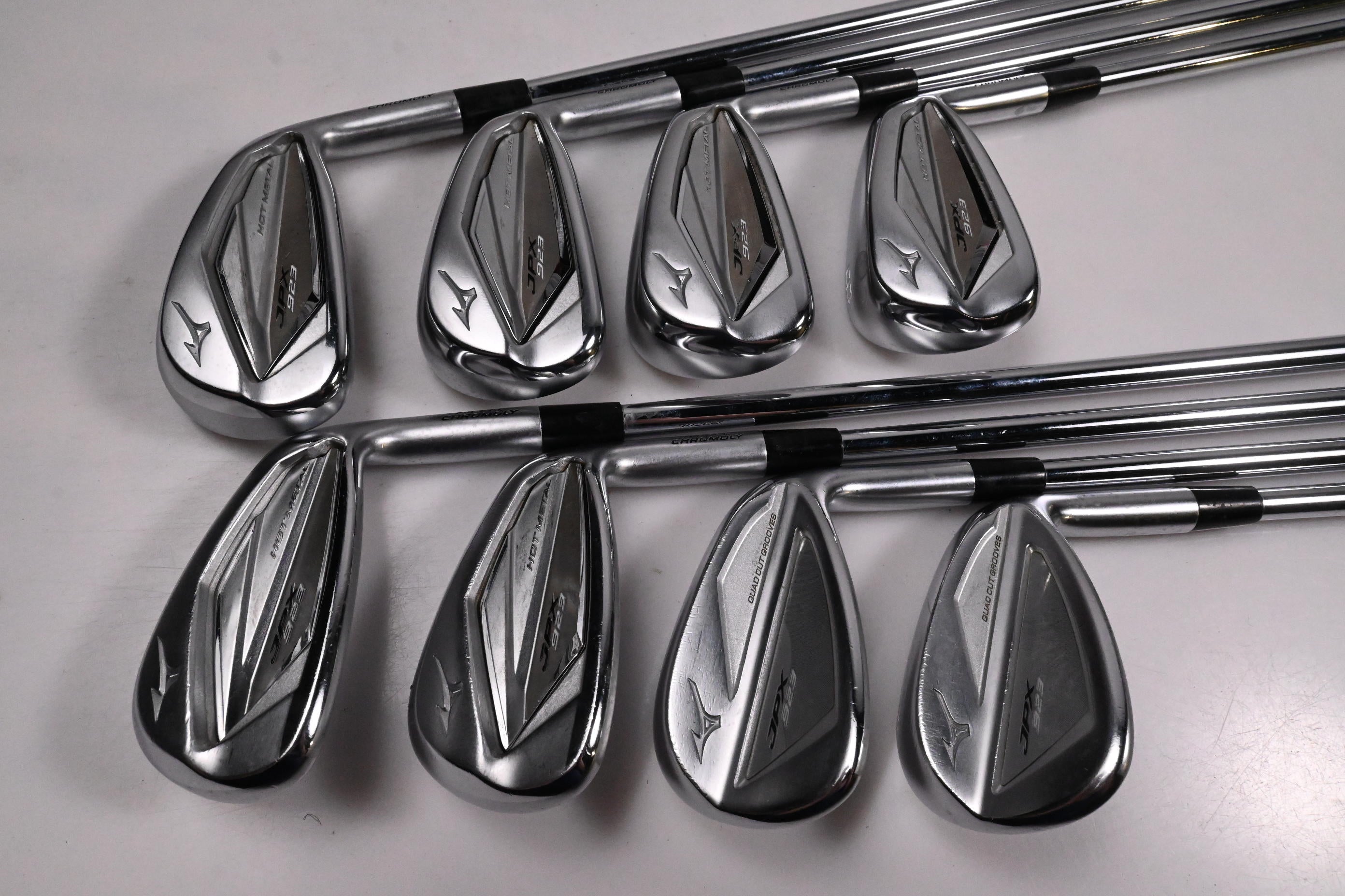 Mizuno JPX 923 Hot Metal Irons / 5-PW+GW+SW / Regular Flex Project X LZ 115