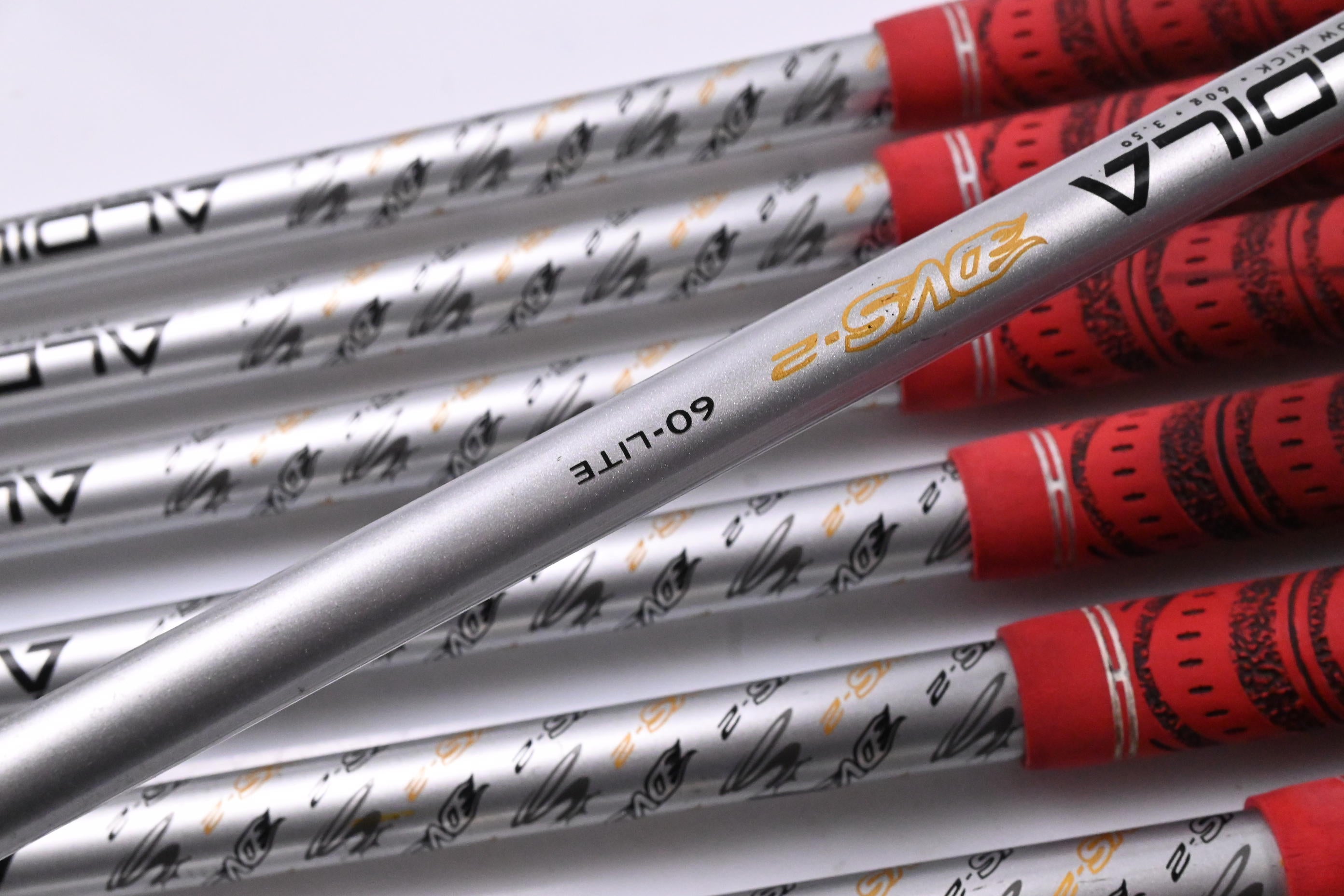 Cobra S2 Irons / 5-PW+GW+SW+LW / Lite Flex Aldila DVS-2 60 Shafts