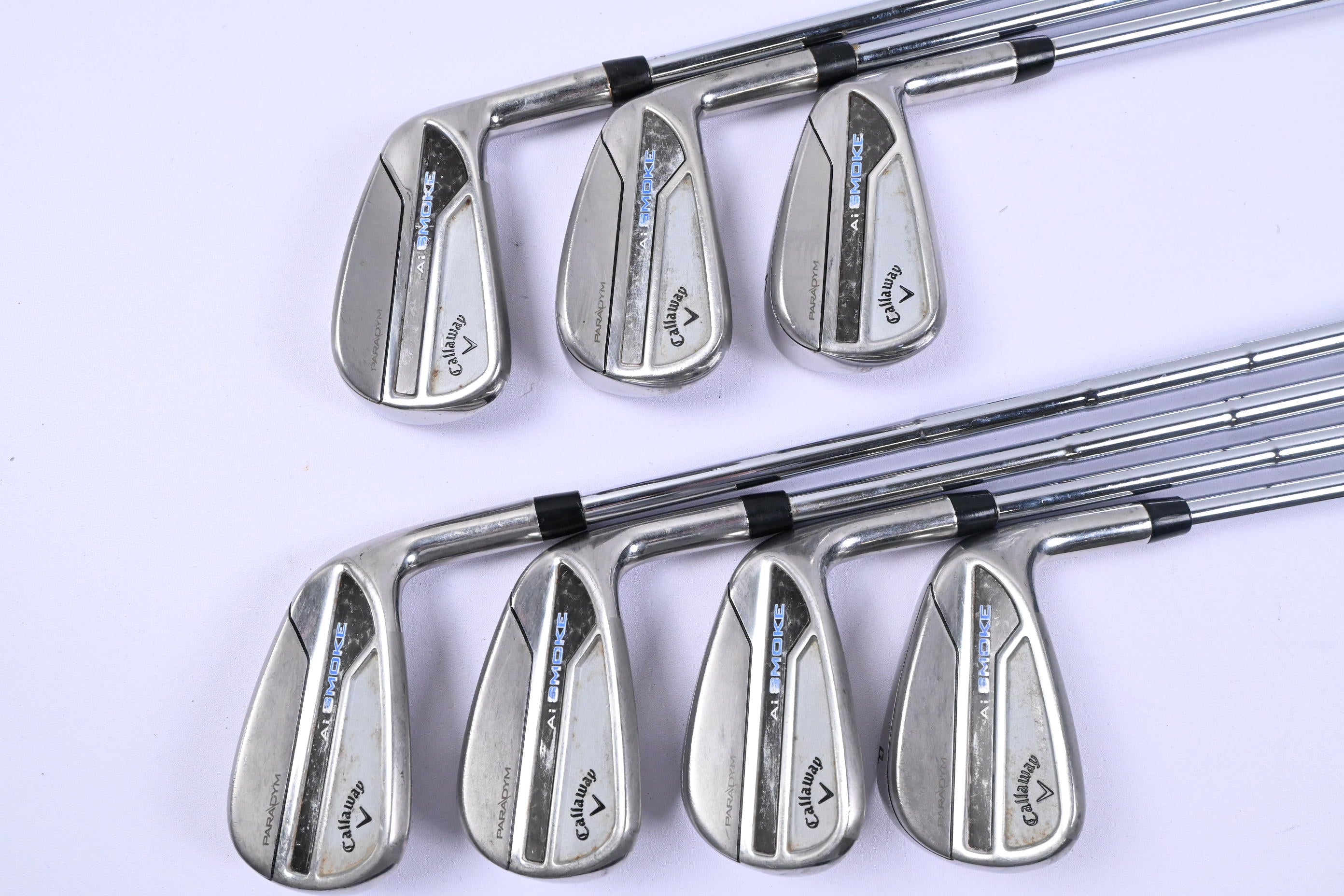 Callaway Paradym Ai Smoke Irons / 5-PW+GW / X-Flex Dynamic Gold Mid 115 Shafts