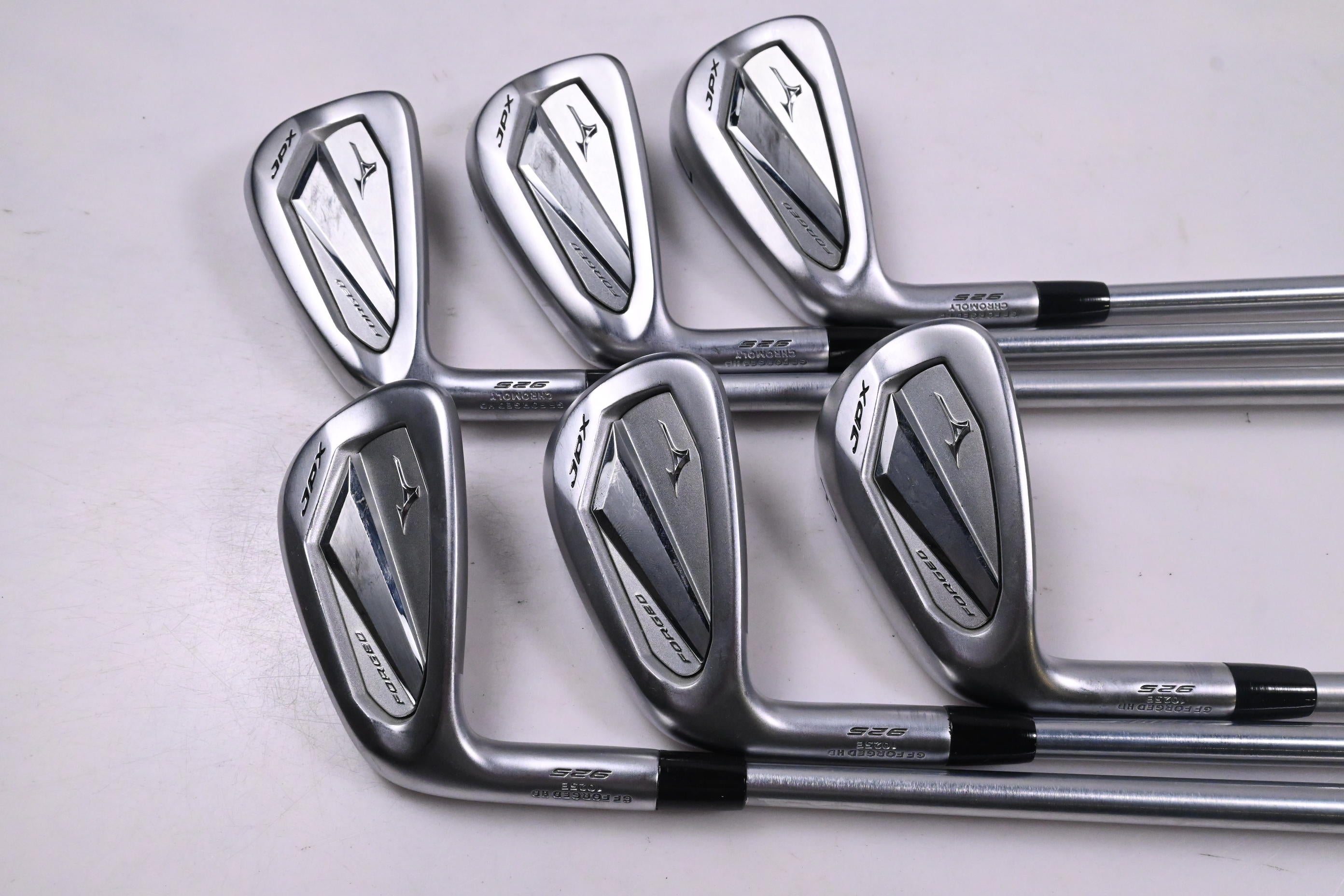 Left Hand Mizuno JPX 925 Forged Irons / 5-PW / TX-Flex Project X L5 130 Shafts