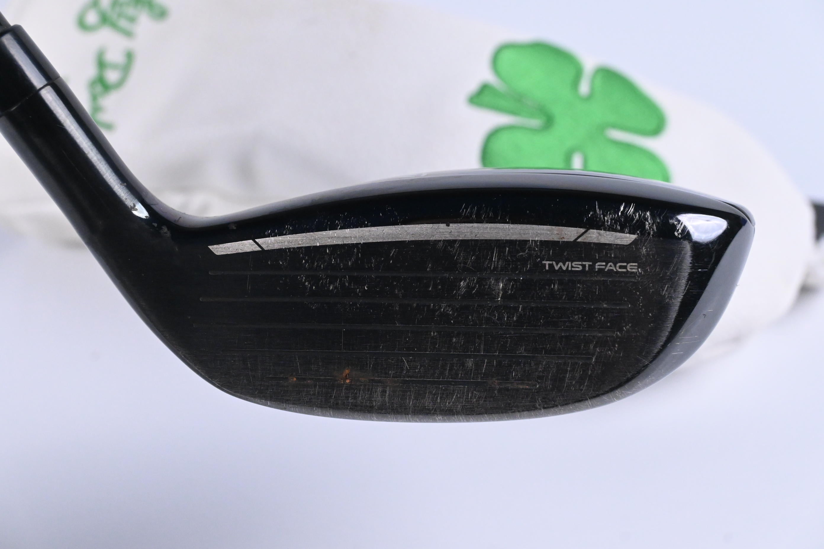 Left Hand Taylormade Qi10 #3 Hybrid / 19 Degree / Stiff Flex Ventus TR Blue 7