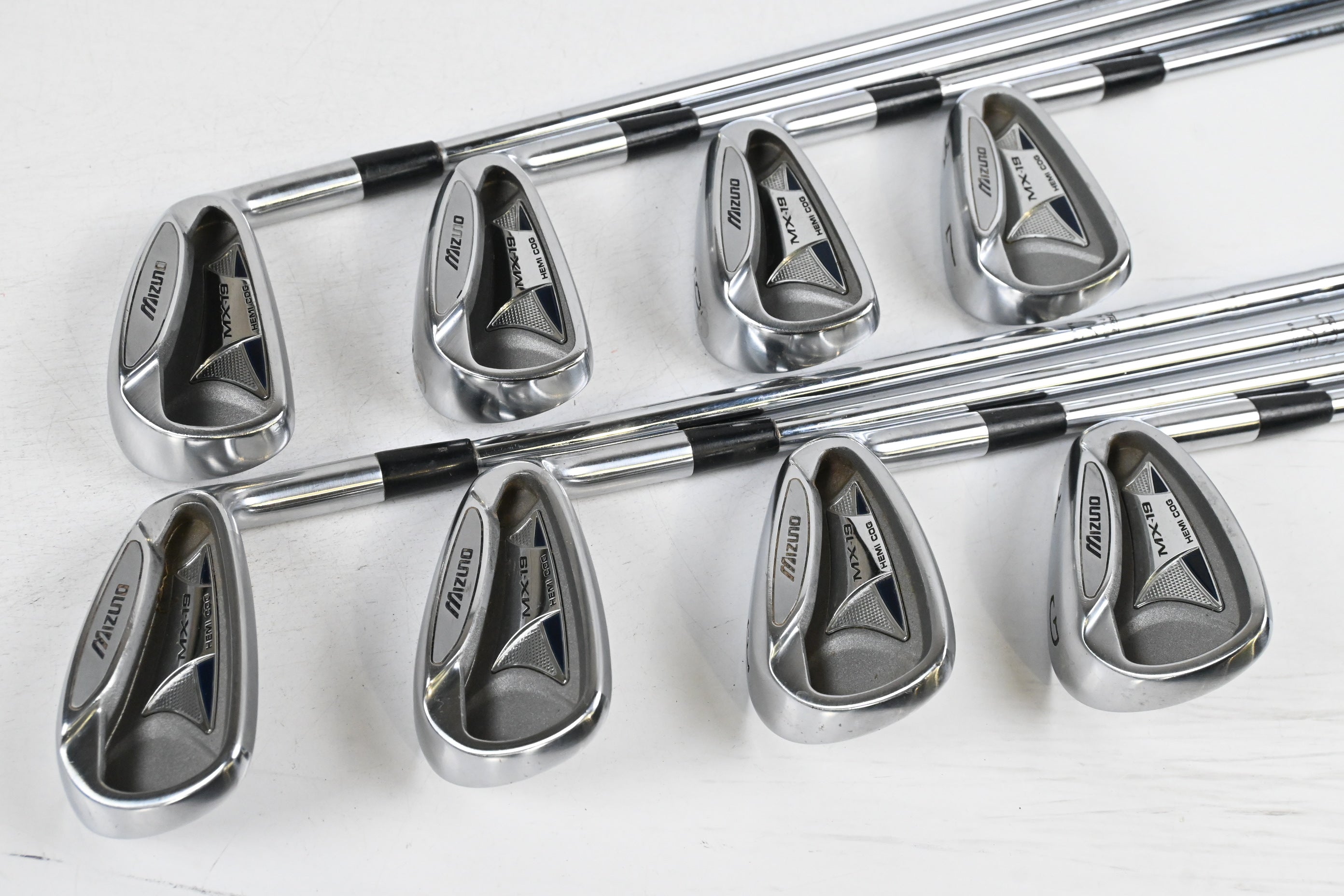 Mizuno MX-19 Irons / 4-PW+GW / Stiff Flex Dynalite Gold SL Shafts