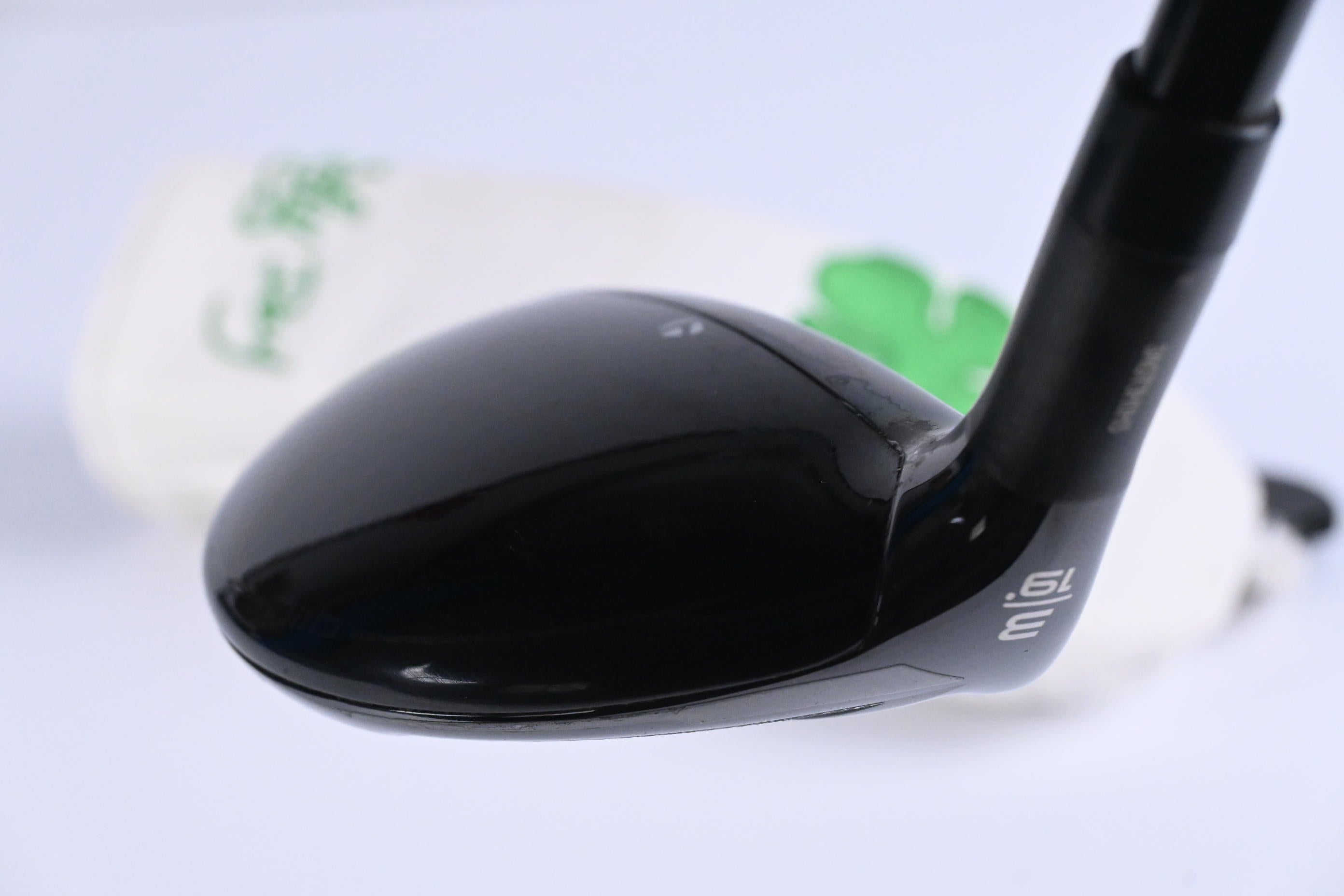 Left Hand Taylormade Qi10 #3 Hybrid / 19 Degree / Stiff Flex Ventus TR Blue 7