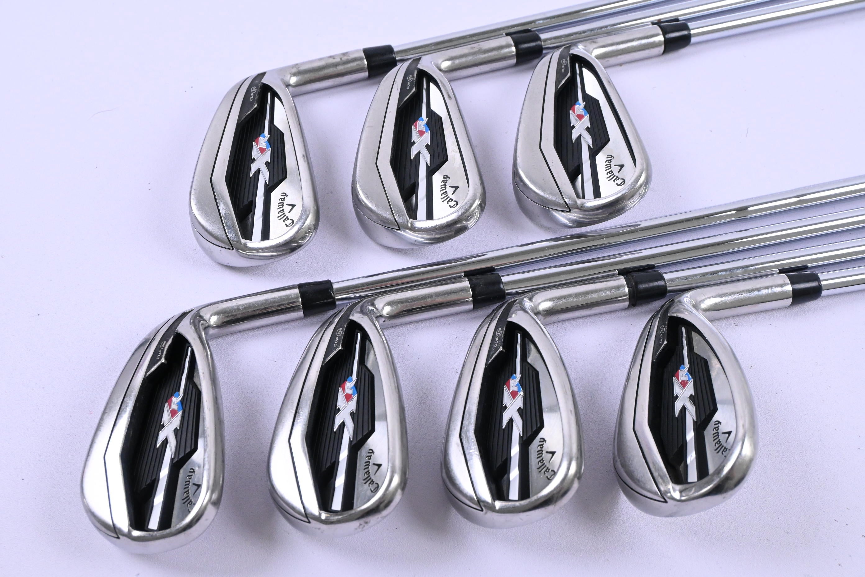 Callaway XR Irons / 5-PW+SW / Regular Flex True Temper Speedstep 80 Shafts