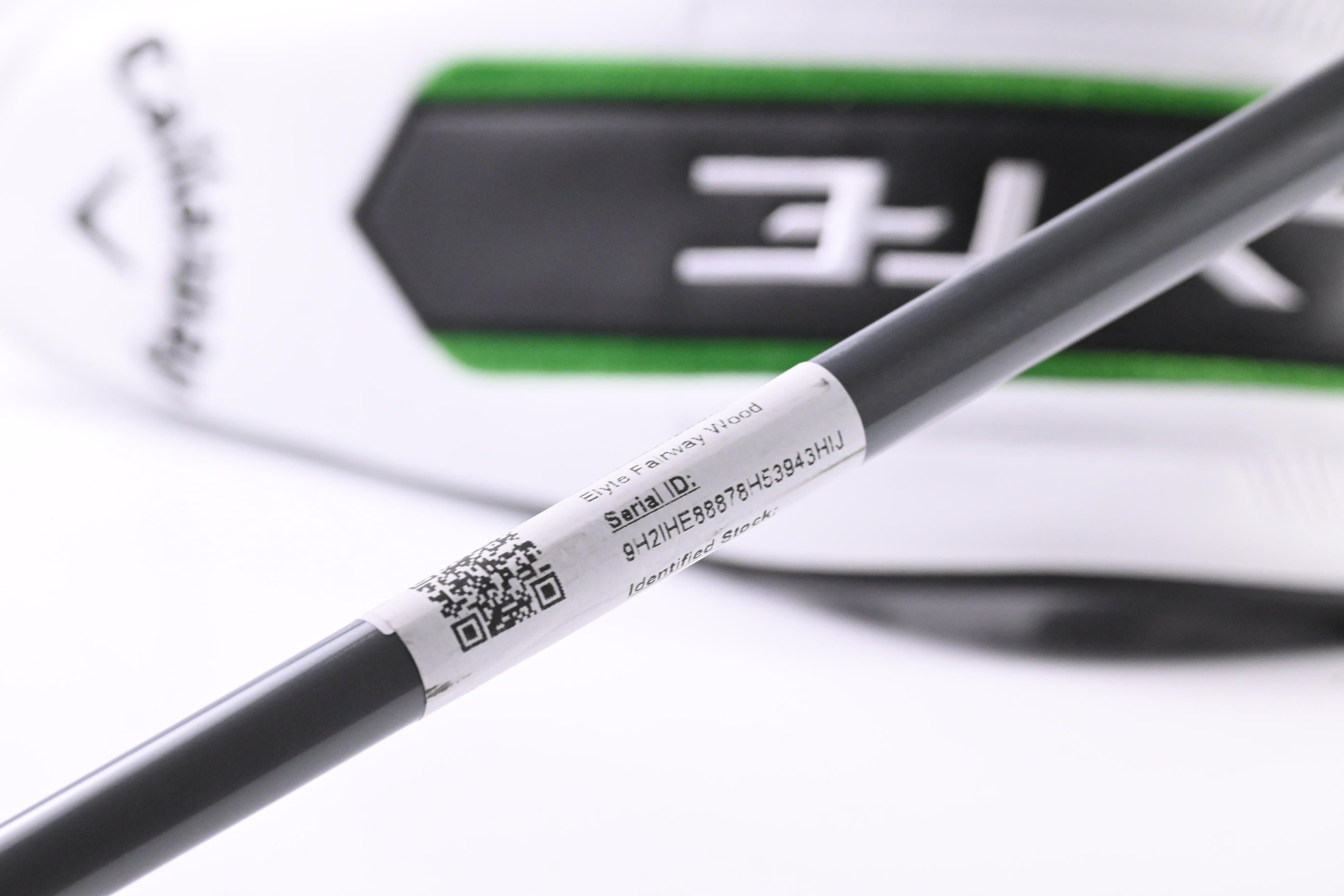 Callaway Elyte #3 Wood / 15 Degree / Stiff Flex Denali Charcoal 60 Shaft