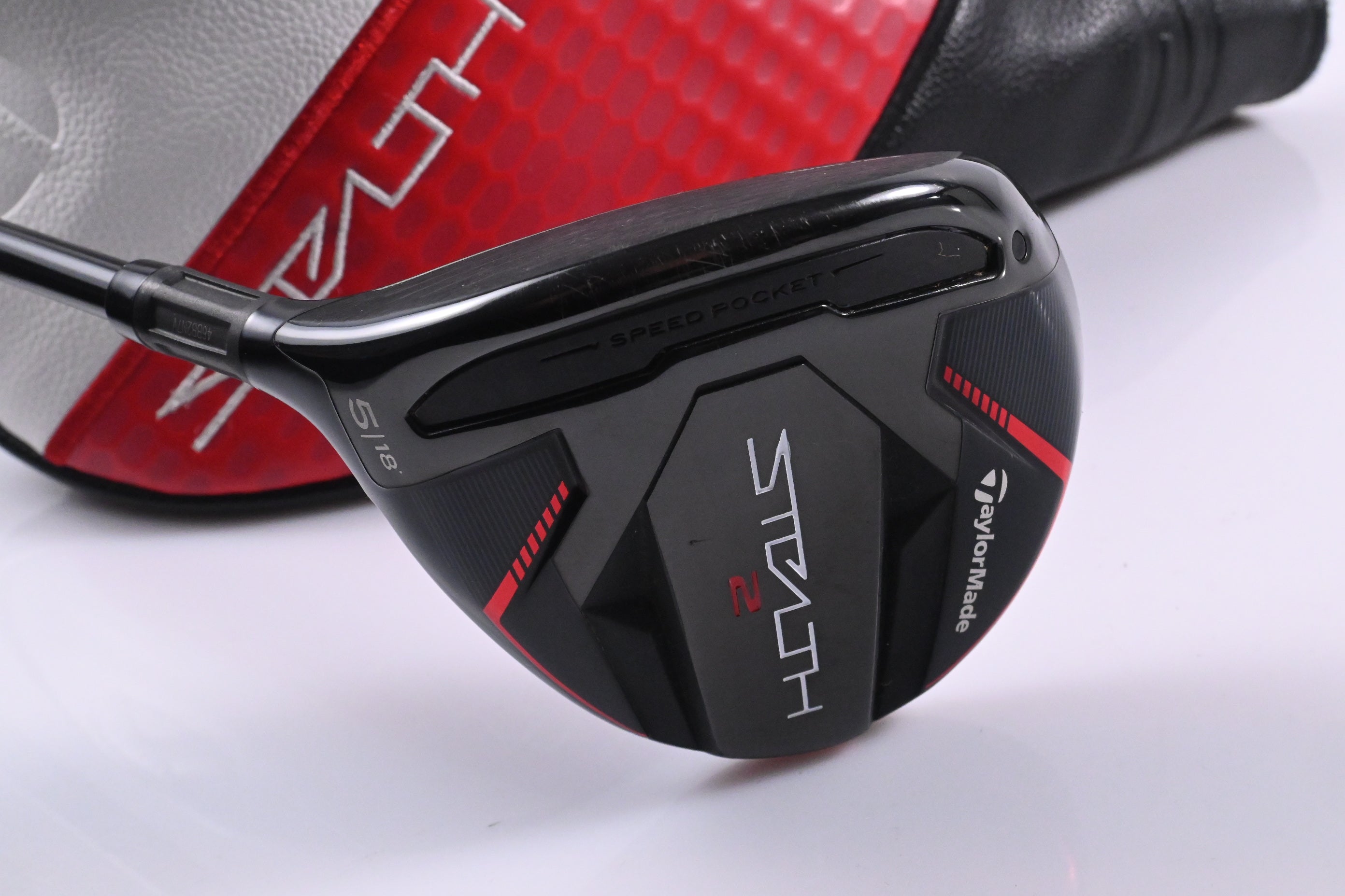 Left Hand Taylormade Stealth 2 #5 Wood / 18 Degree / Regular Flex Ventus TR Red