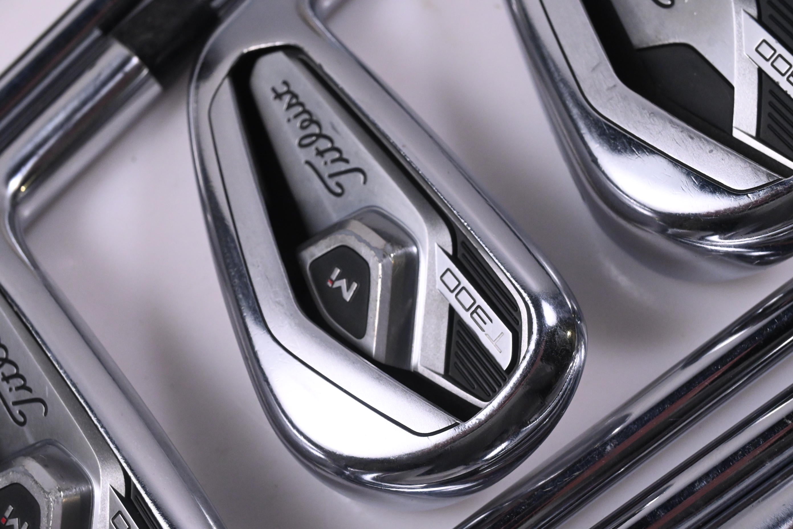 Titleist T300 2021 Irons / 5-PW+48°+53° / Stiff Flex AMT Black S300 Shafts