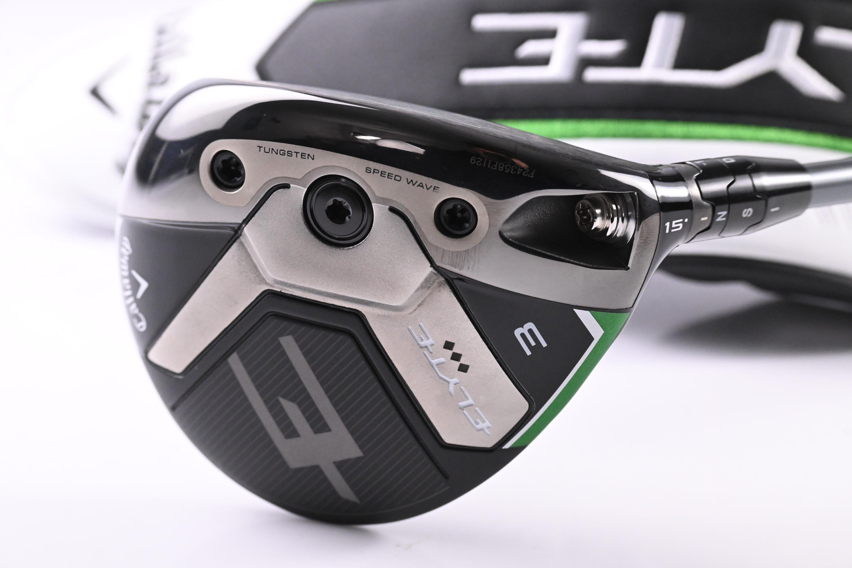 Callaway Elyte Triple Diamond #3 Wood / 15 Degree / Stiff Flex Denali Charcoal 60