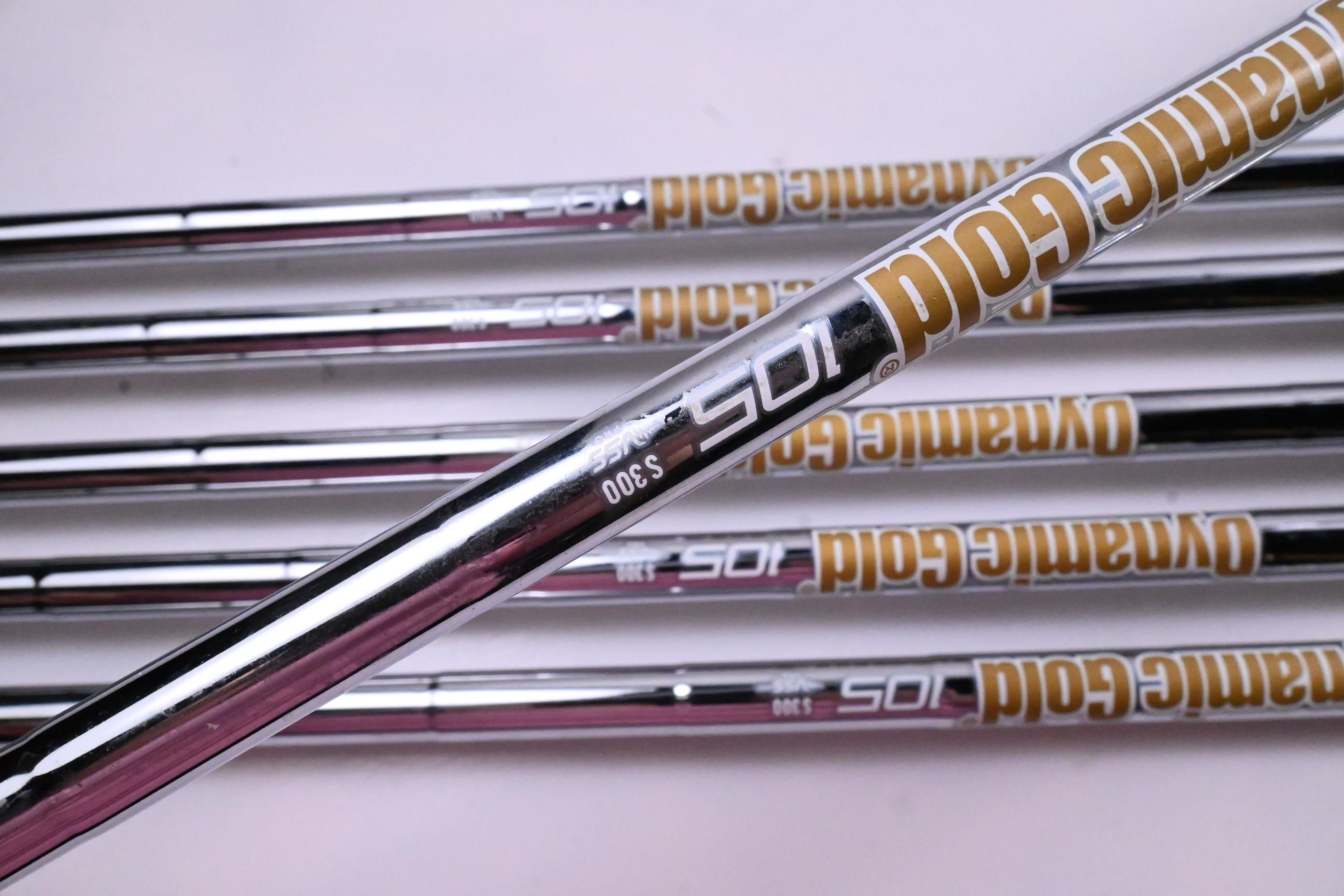 Taylormade Stealth Irons / 5-PW / Stiff Flex Dynamic Gold 105 S300 Shafts