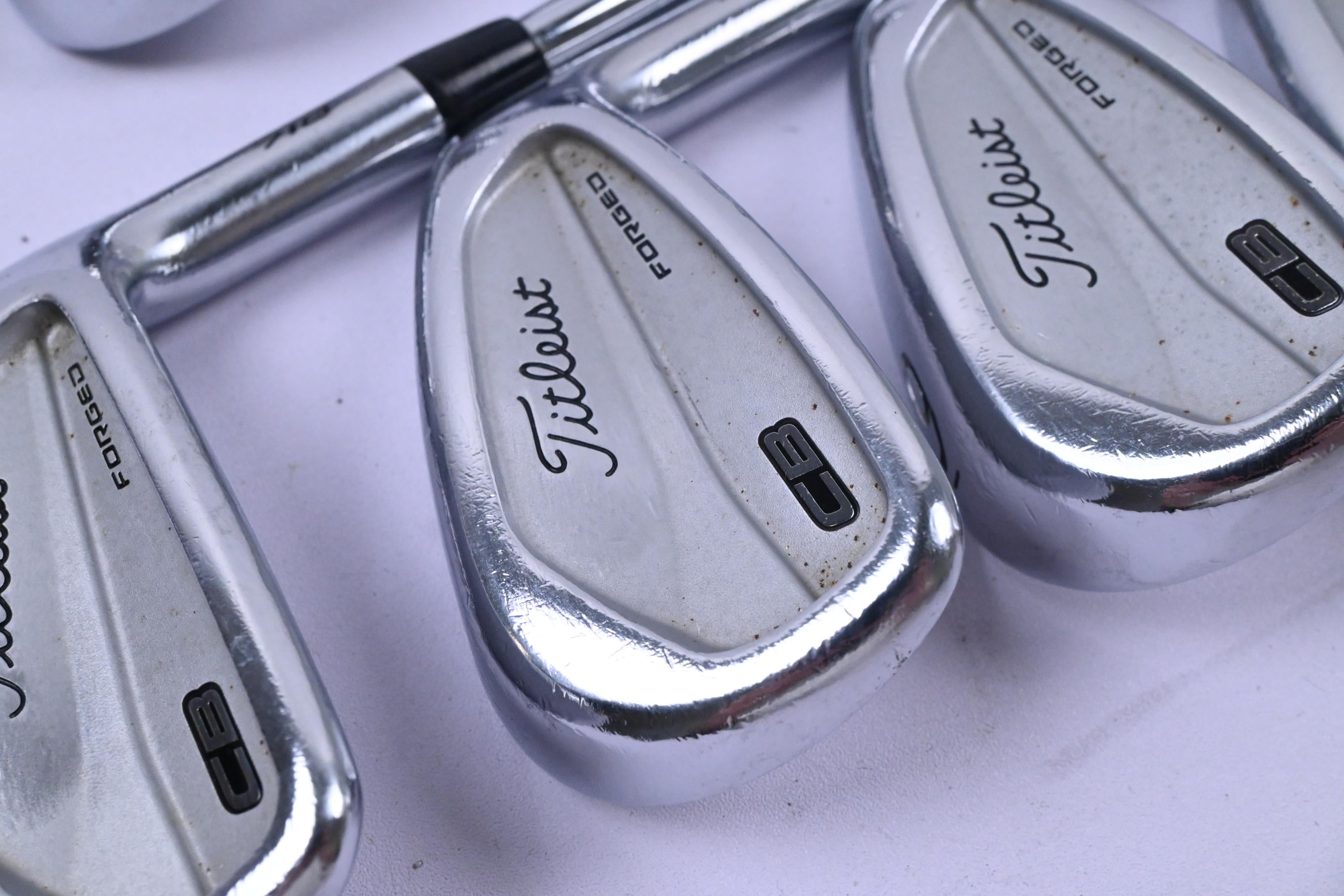Titleist 718 CB Irons / 4-PW / Stiff Flex KBS Tour Shafts