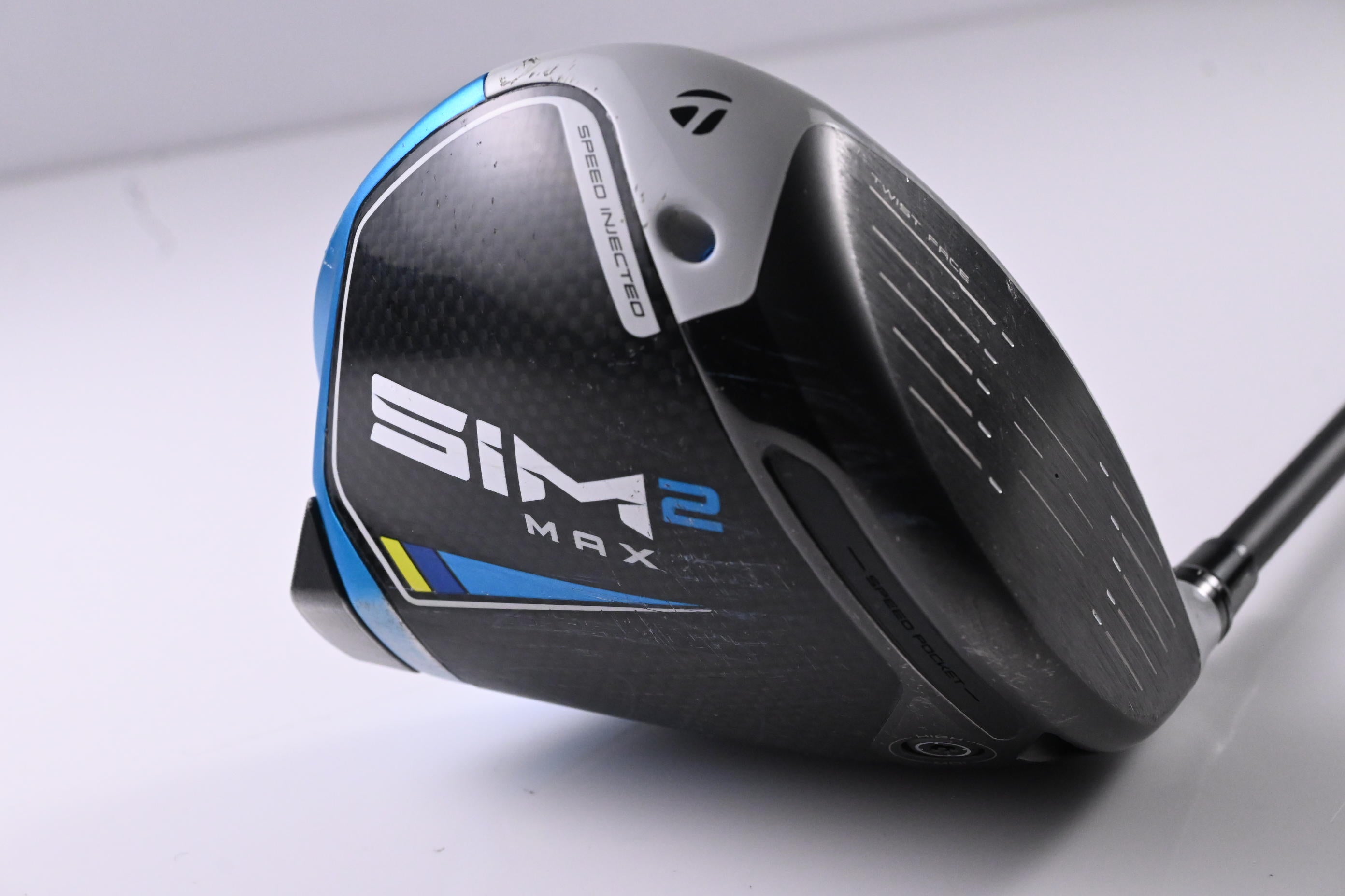 Taylormade SIM2 Max Driver / 9 Degree / Stiff Flex Tensei AV Raw Blue 65 Shaft