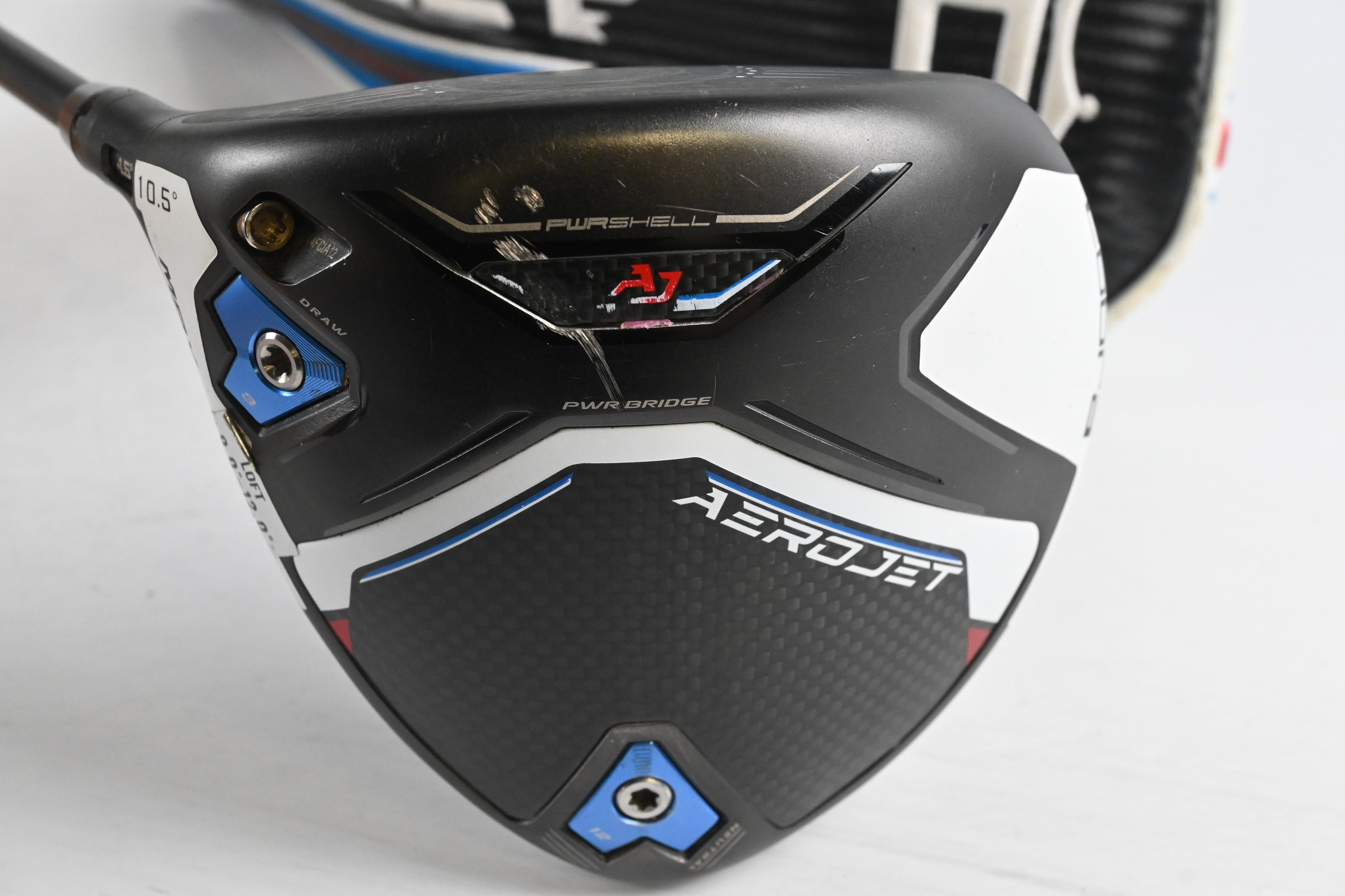 Left Hand Cobra Aerojet Max Driver / 10.5 Degree / Regular Flex HZRDUS CB Red 50