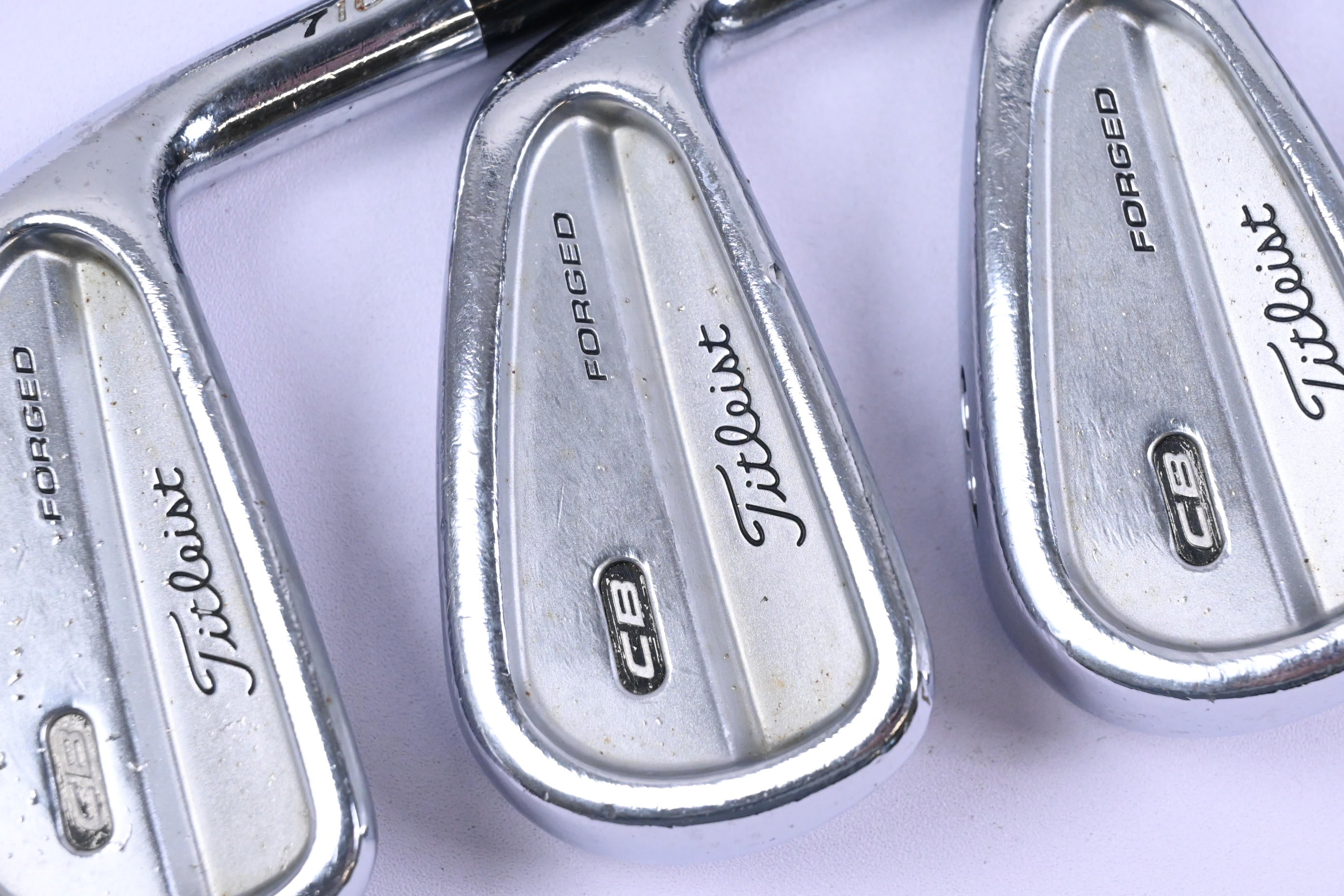 Titleist CB 710 Irons / 3-9i / Stiff Flex N.S.PRO Shafts
