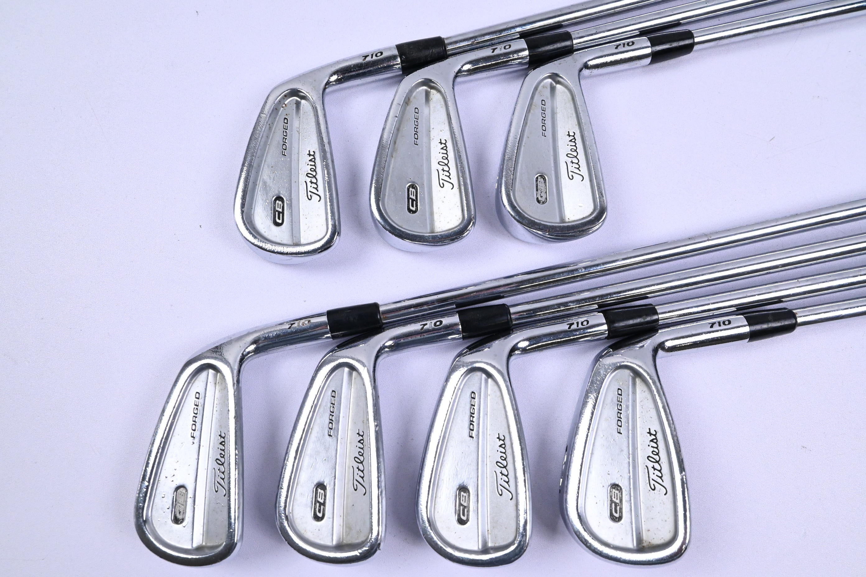 Titleist CB 710 Irons / 3-9i / Stiff Flex N.S.PRO Shafts